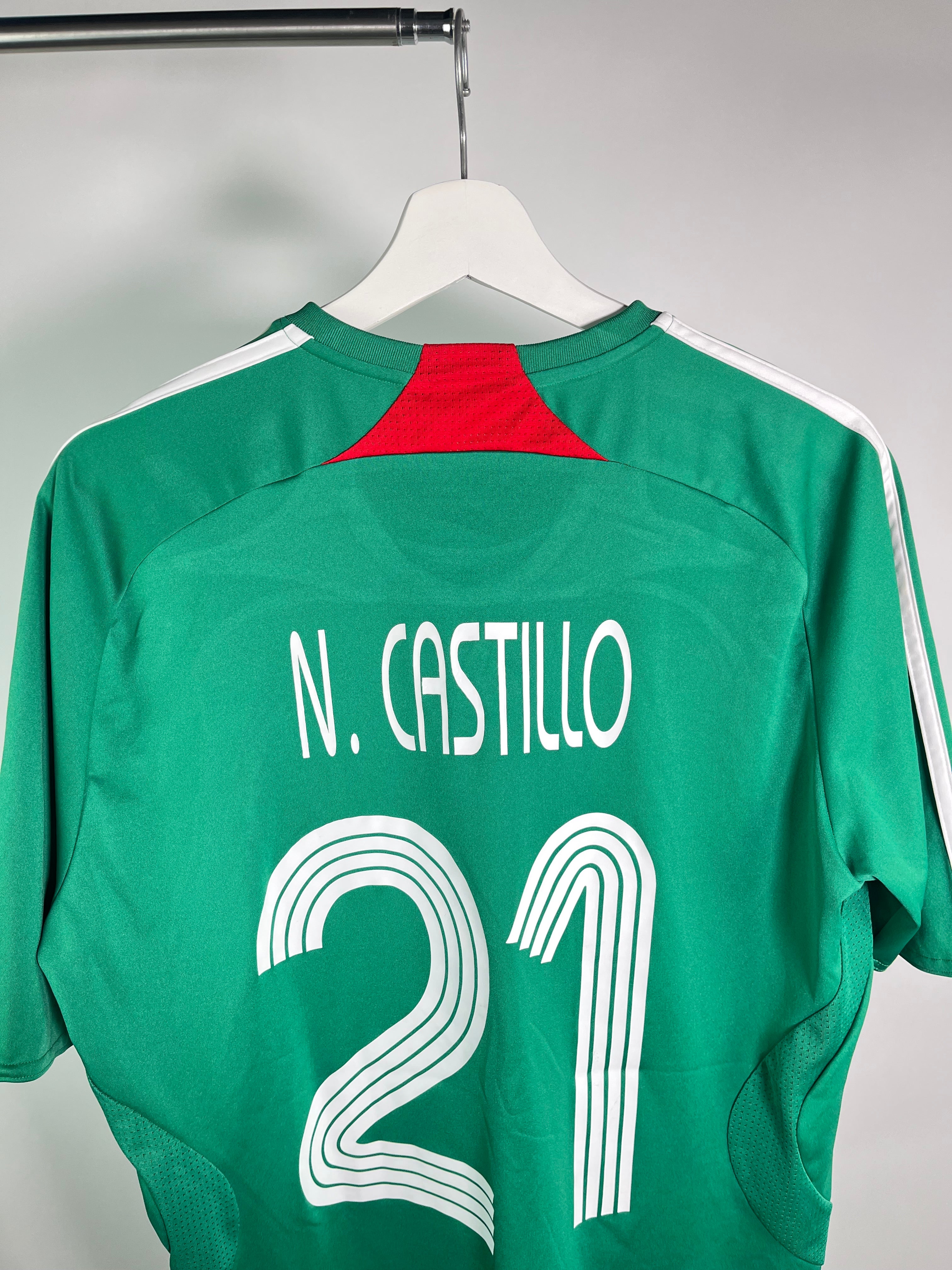 Jersey México Local 2007 2008 Match Worn vs Uruguay Nery Castillo (M)
