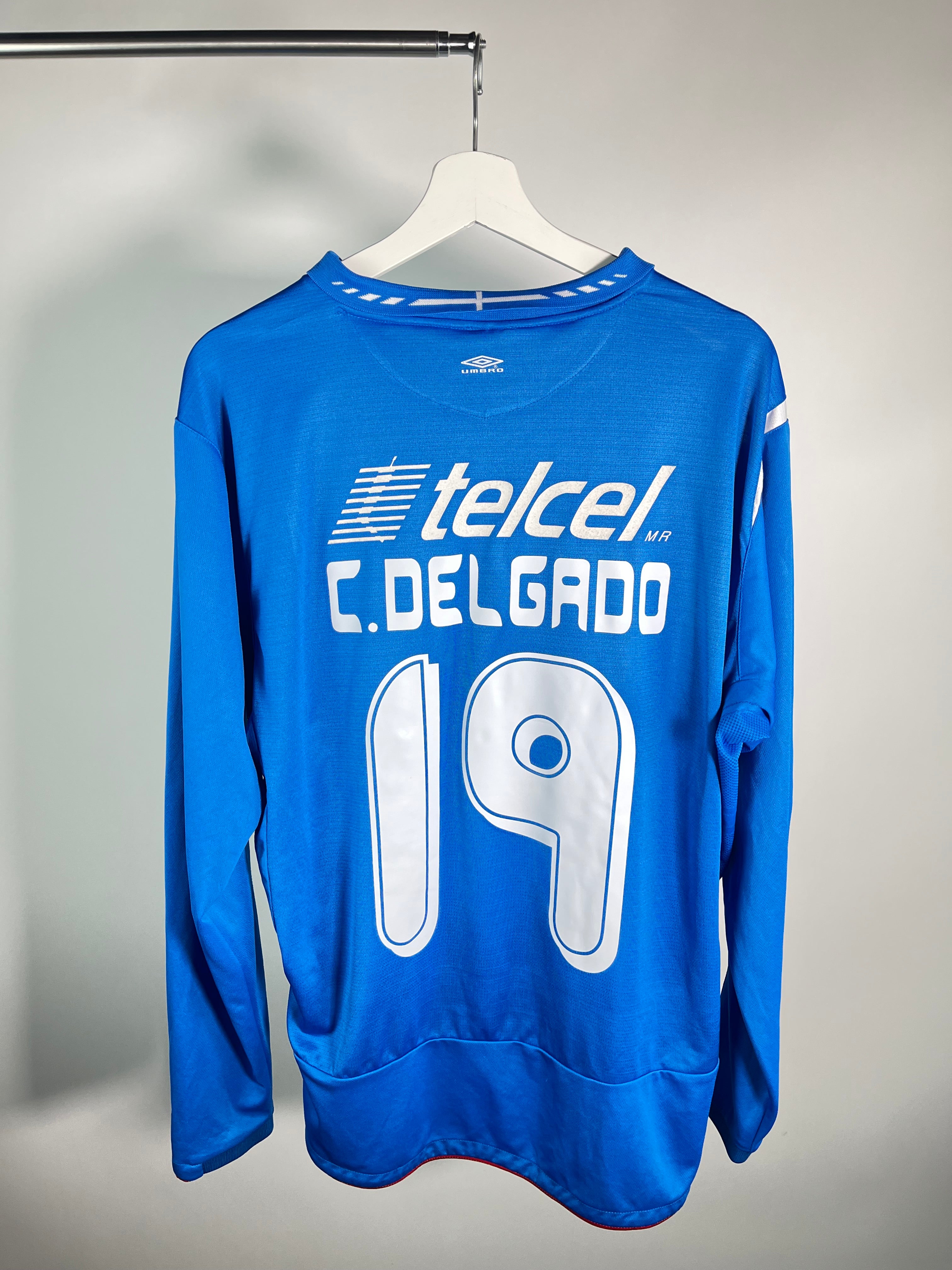 Jersey Cruz Azul Local 2006 2008 Manga Larga Cesar Delgado (L)