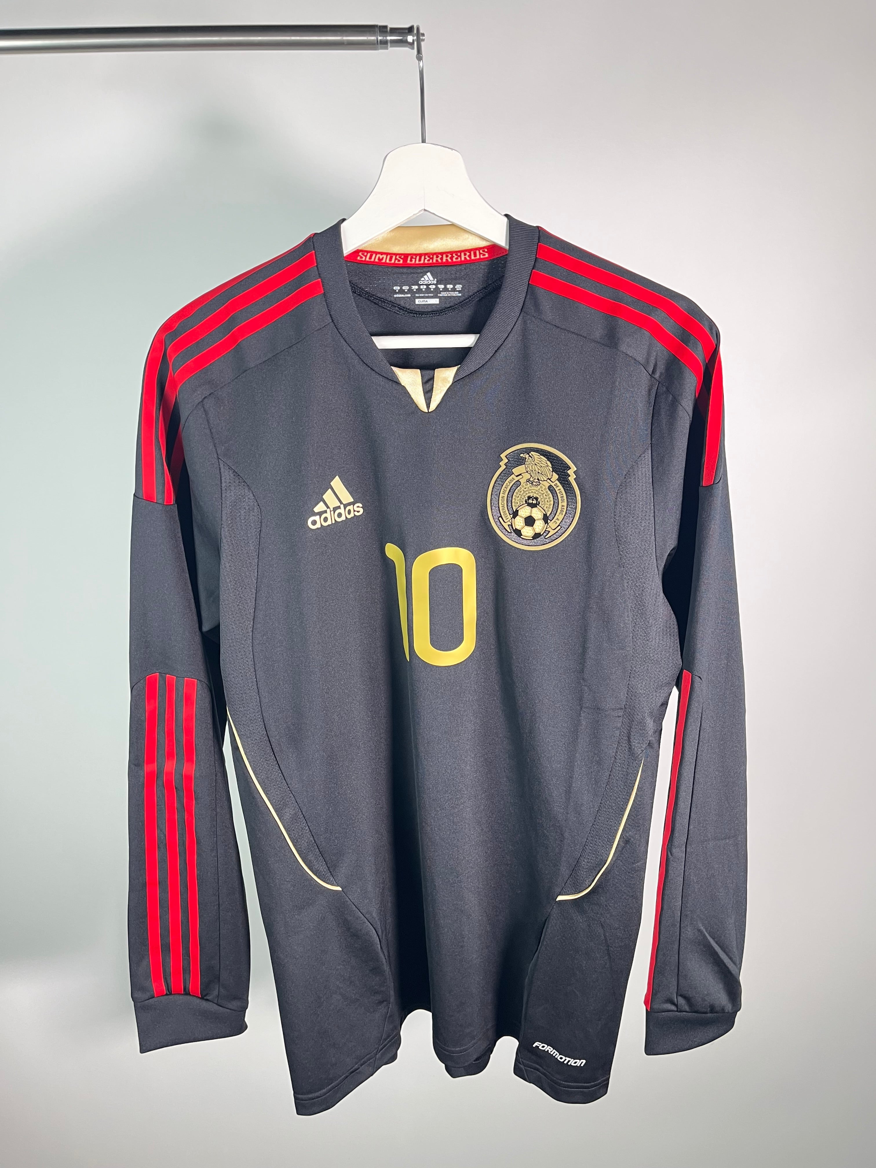 Jersey México Visita 2011 2012 Manga Larga Versión Jugador Giovani Dos Santos (M)