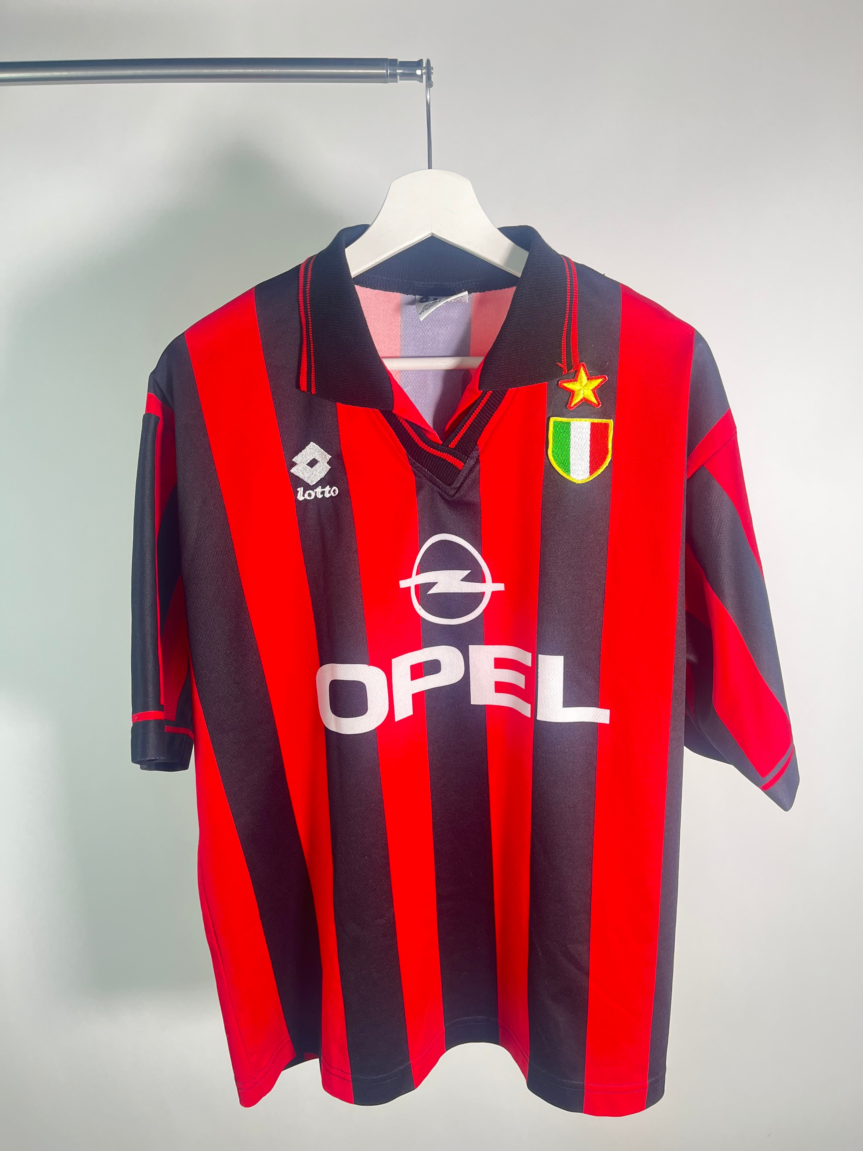 Jersey AC Milan Local 1996 1997 Paolo Maldini (L)