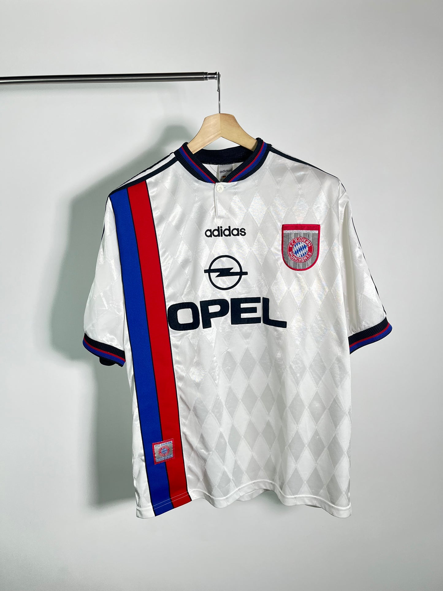 Jersey Bayern Munich Visita 1997 1998 Lothar Matthäus (L)