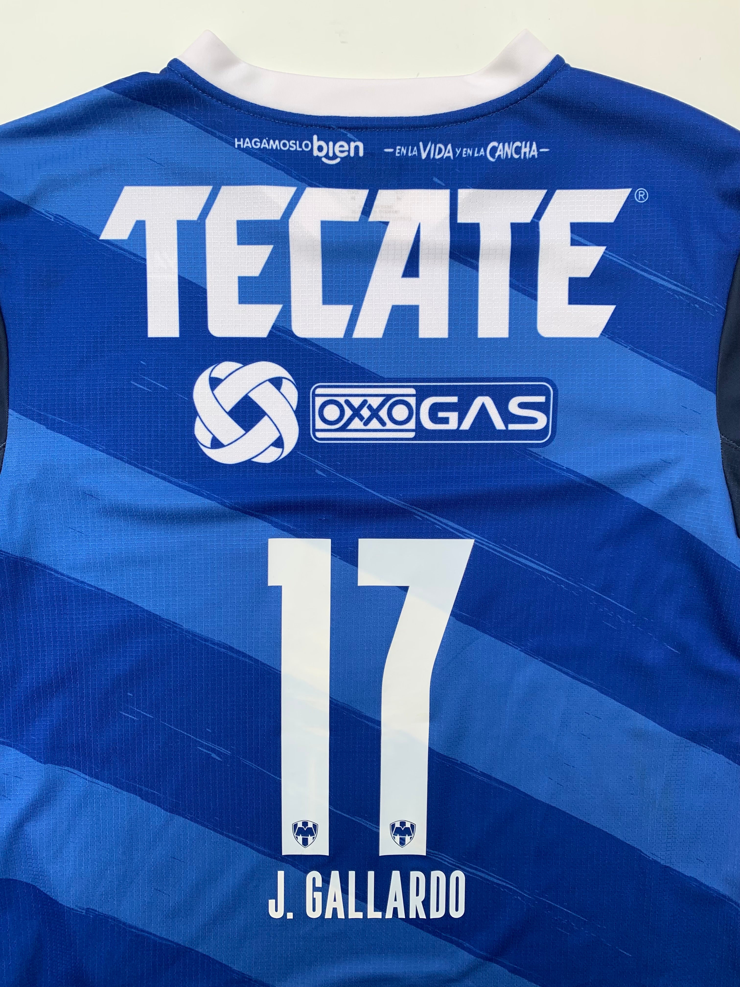 Jersey Rayados Monterrey Visita 2020 2021 Match Worn Jesús Gallardo (M)