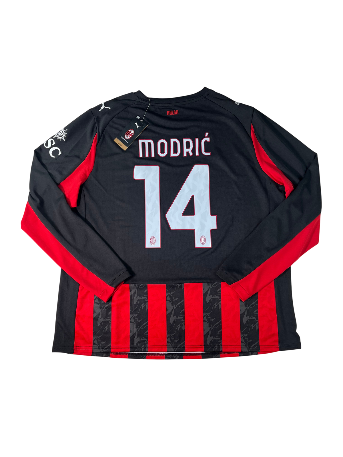 Jersey AC Milan Local 2025 2026 Manga Larga Luka Modrić *C/Etiquetas* (XXL)