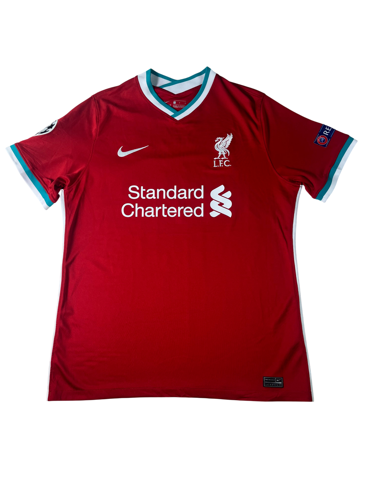 Jersey Liverpool Local 2020 2021 *Champions League* Mohamed Salah (L)