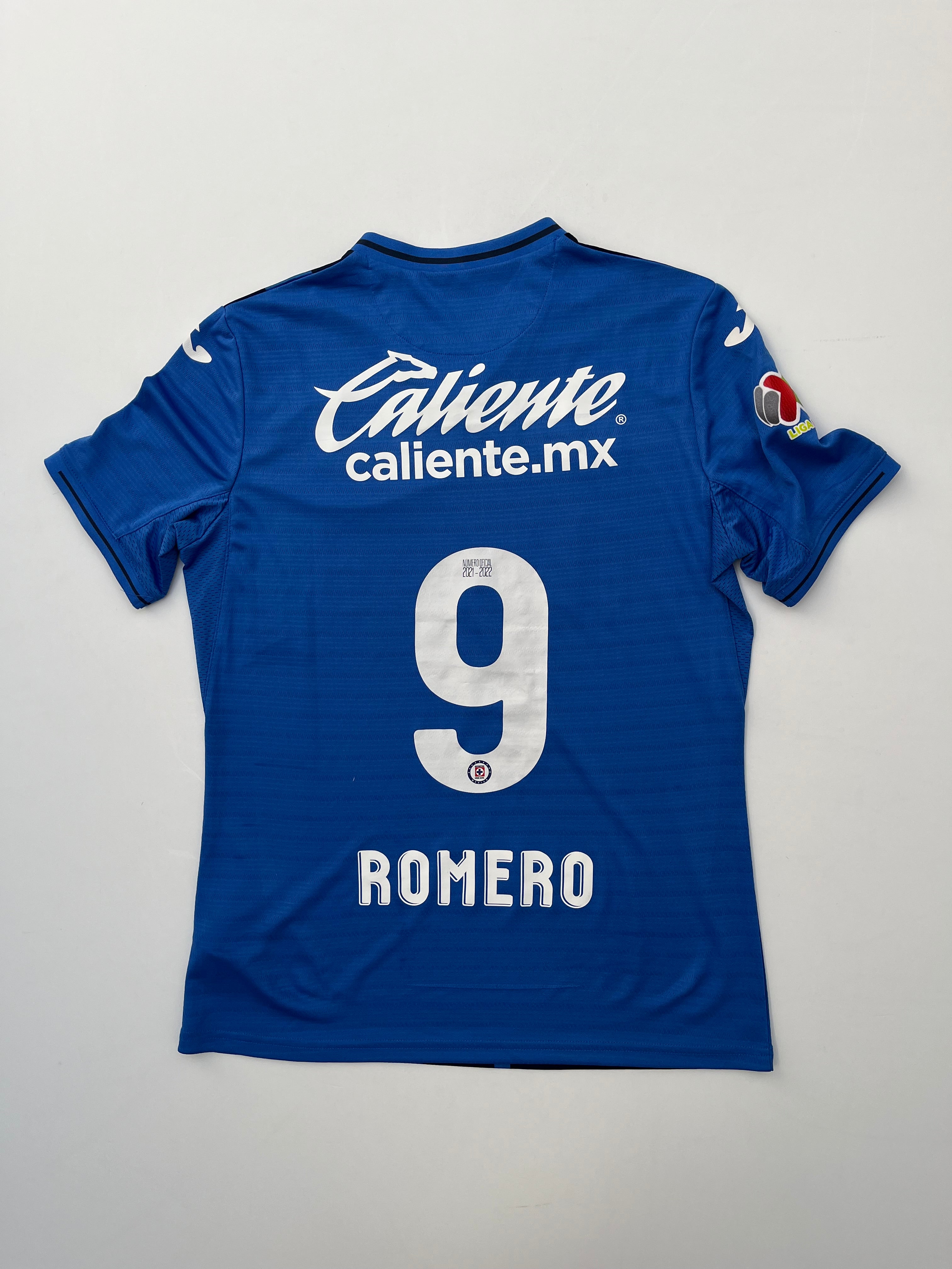 Jersey Cruz Azul Local 2021 2022 Match Worn Angel Romero (M)