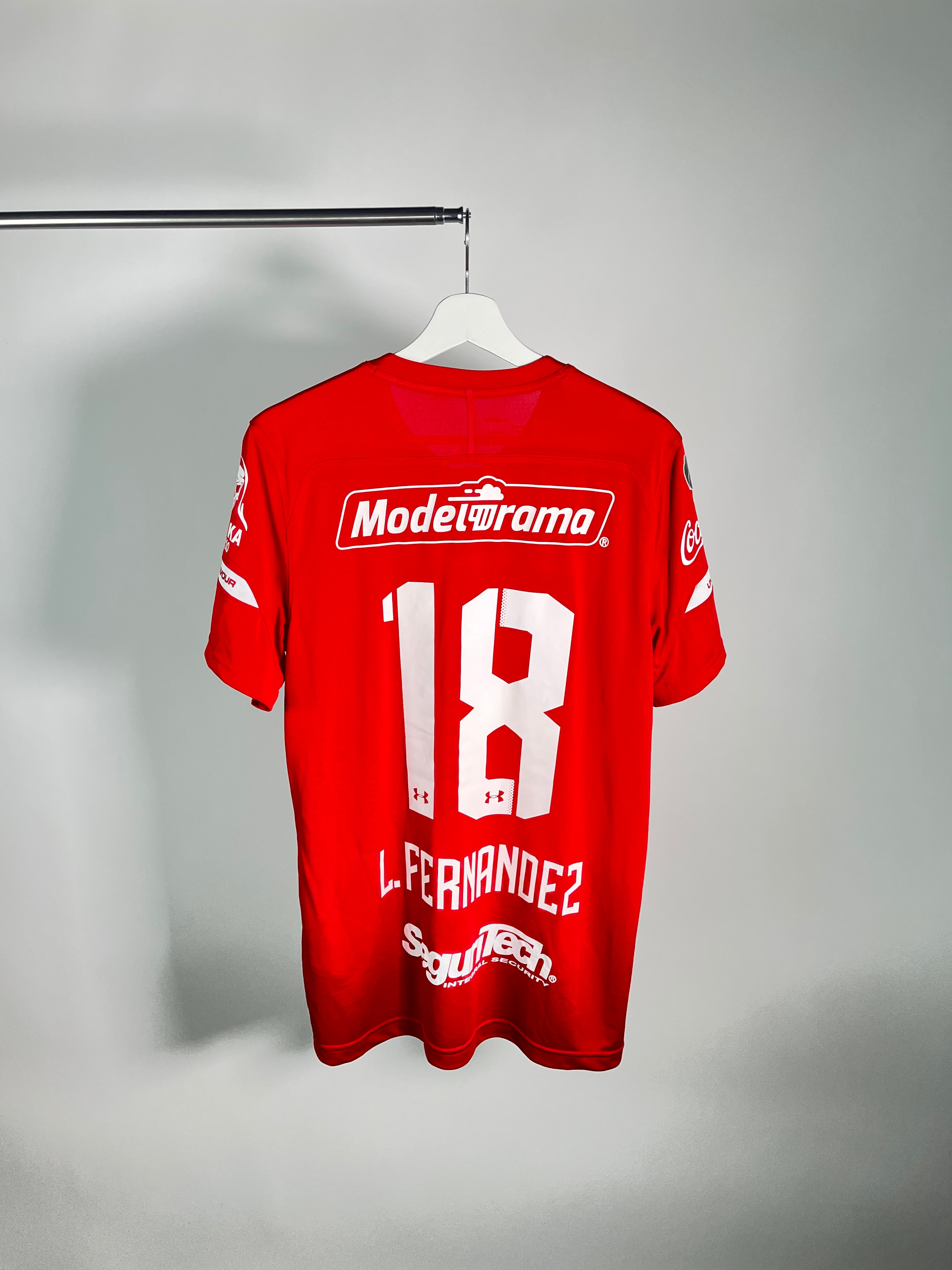 Jersey Toluca Local 2019 2020 Versión Jugador Leonardo Fernández (M)