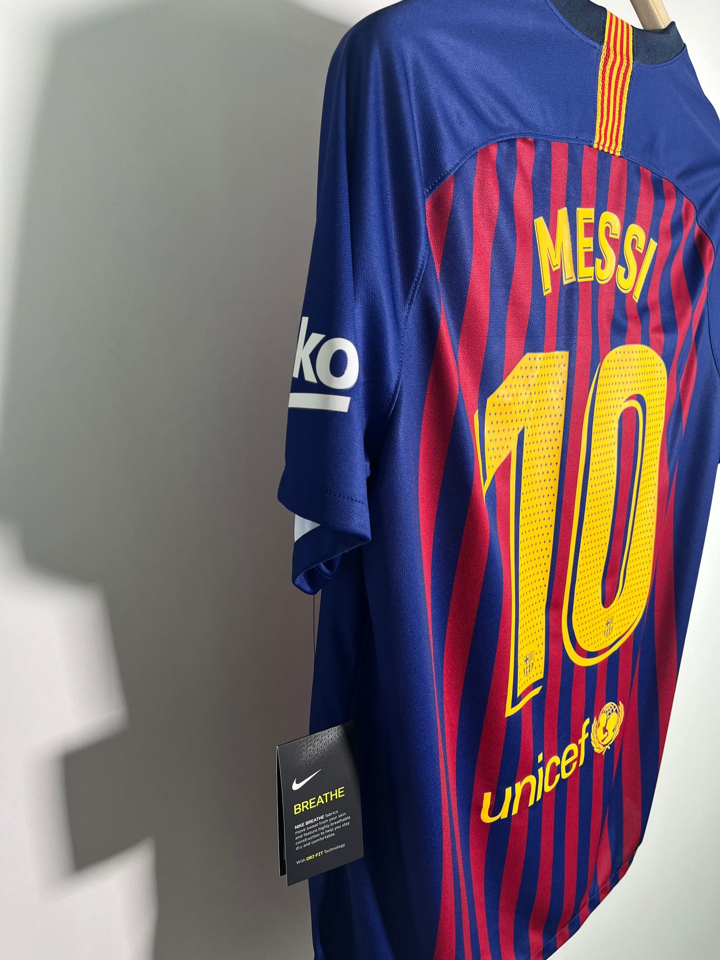 Jersey Barcelona Local 2018 2019 *C/Etiquetas* Lionel Messi (L)