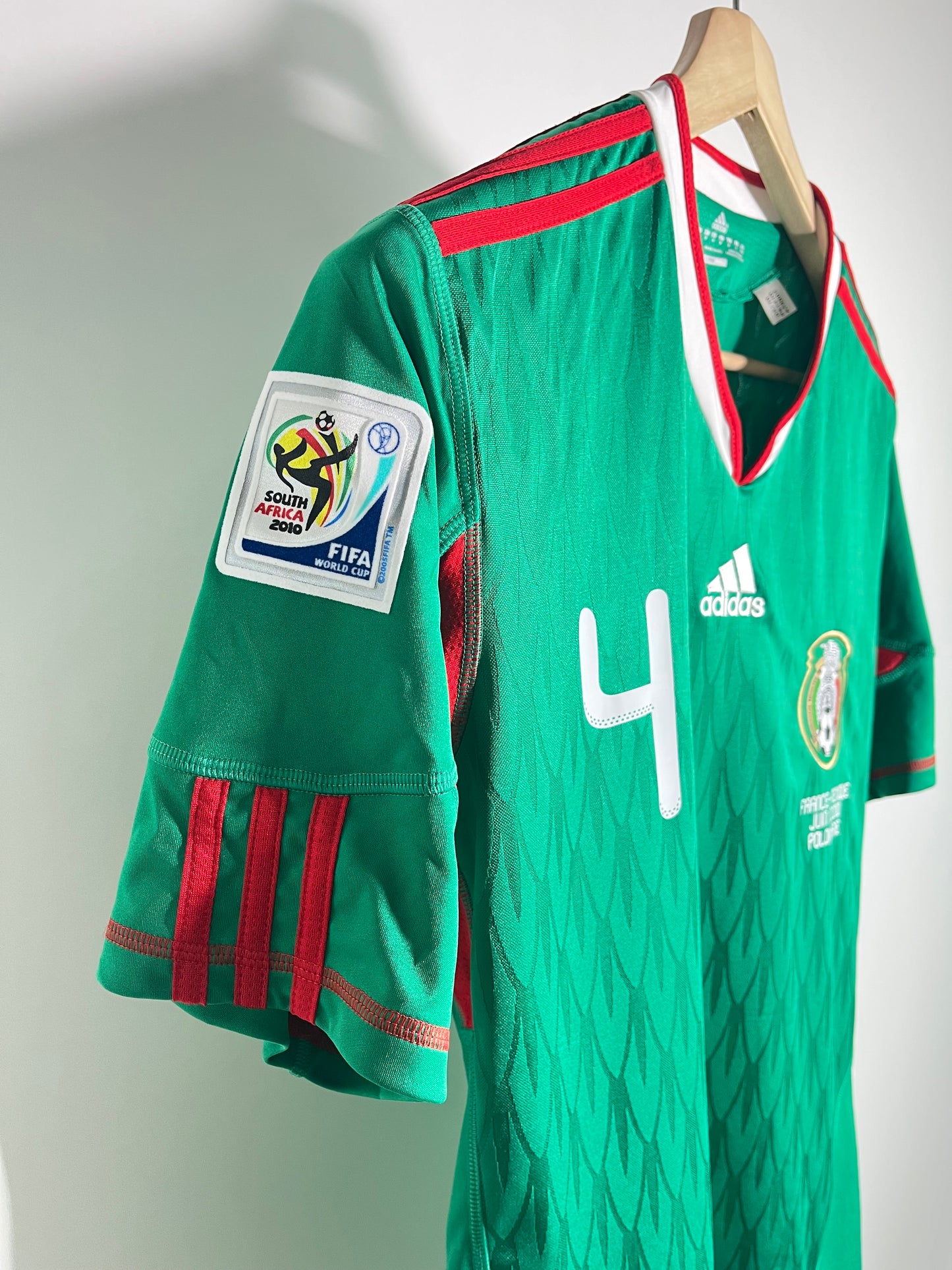 Jersey Mexico Local 2010 2011 *Match Detail vs Francia* Rafael Márquez (M)