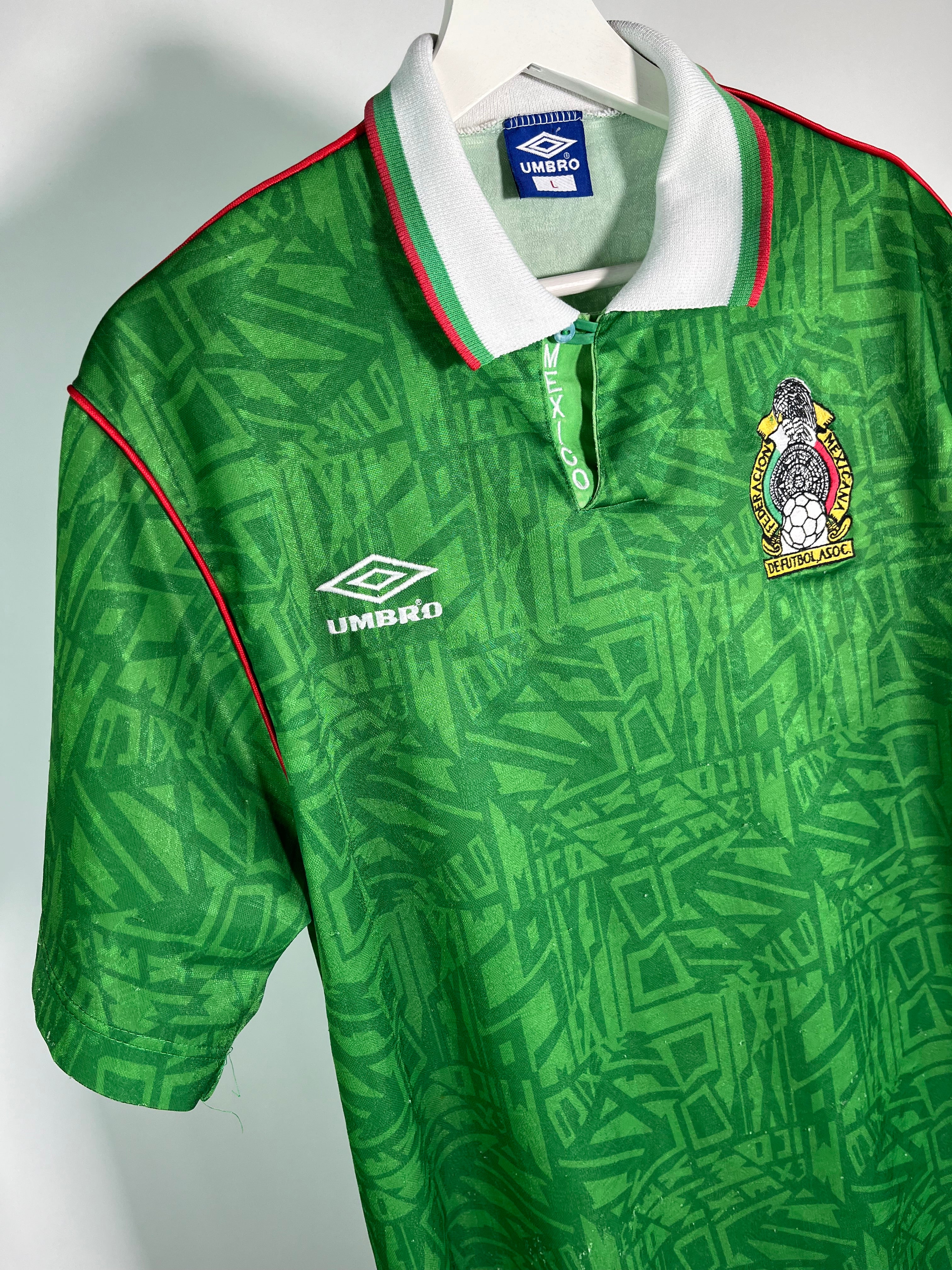 Jersey México Local 1993 1994 Versión Jugador (L)