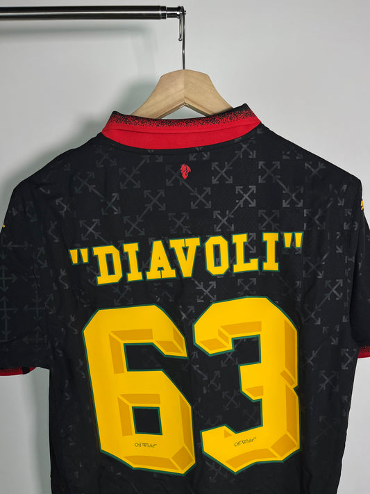 Jersey AC Milan Especial 2024 2025 Versión Jugador Diavoli *C/Etiquetas* Incluye Caja (XL)