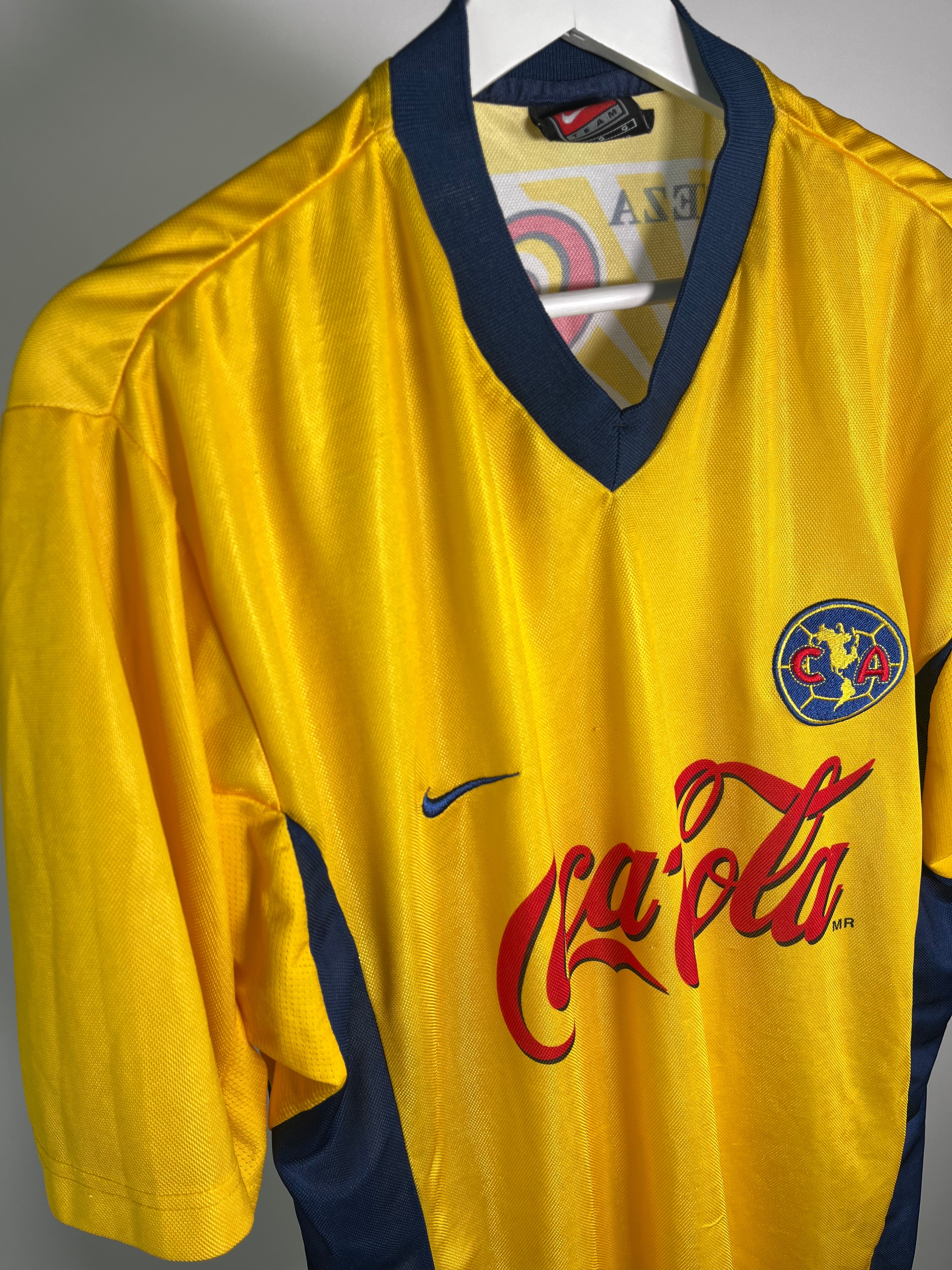 Jersey Club América Local 2000 2001 Iván Zamorano (L)
