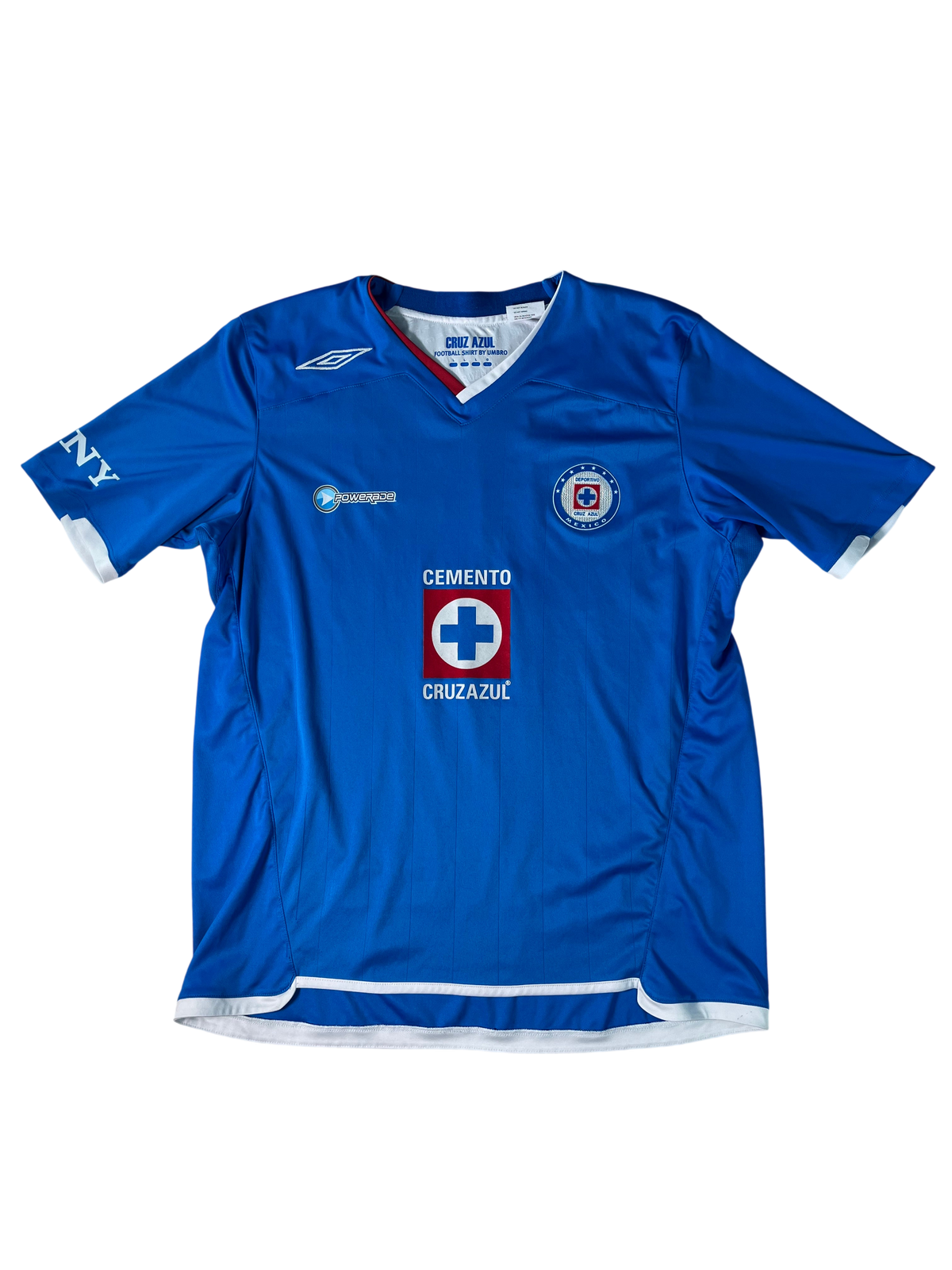 Jersey Cruz Azul Local 2009 2010 Autografiada Christian "Chaco" Giménez (L)