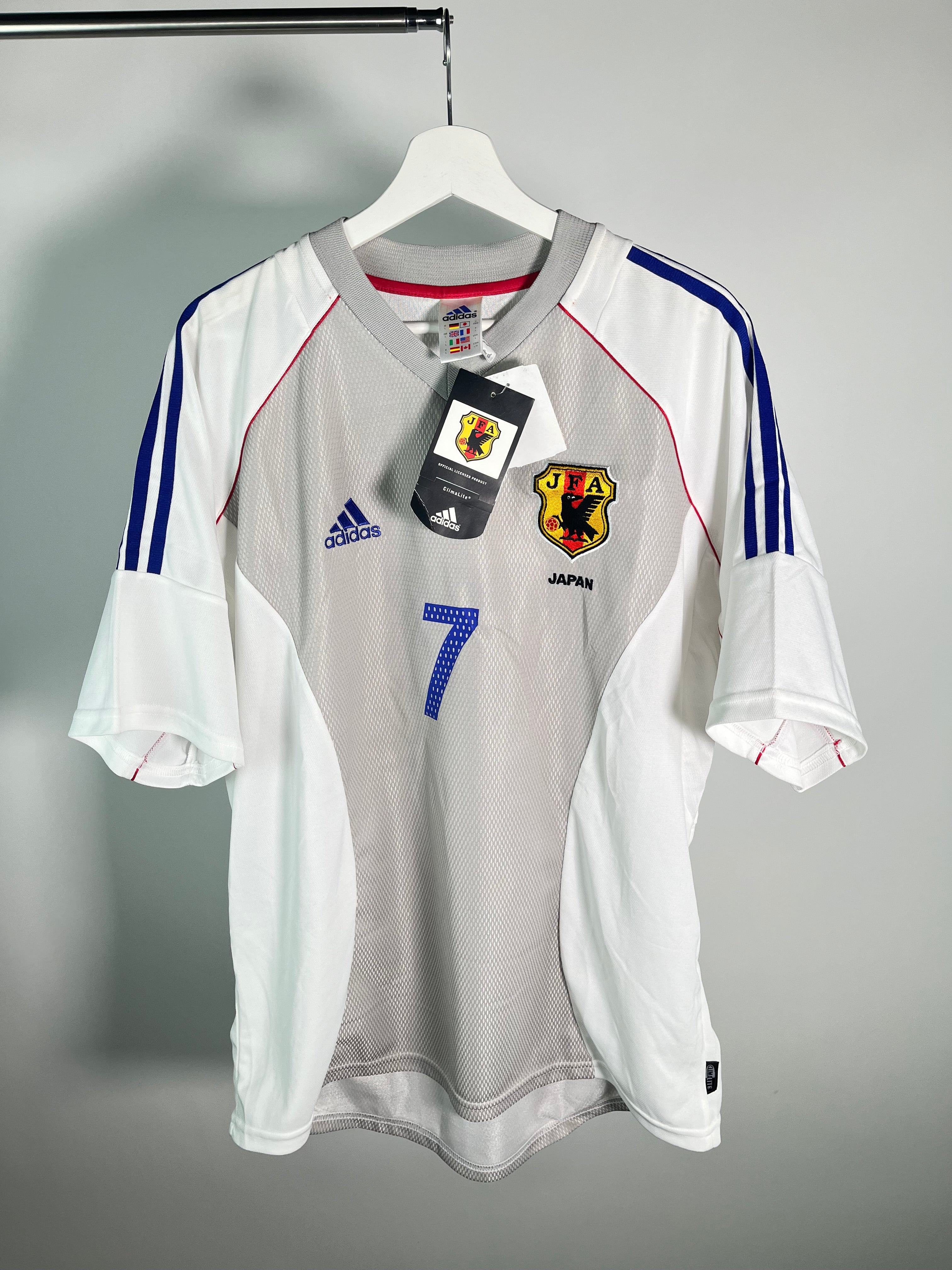 Jersey Japón Visita 2002 2004 Hidetoshi Nakata *C/Etiquetas* (L)