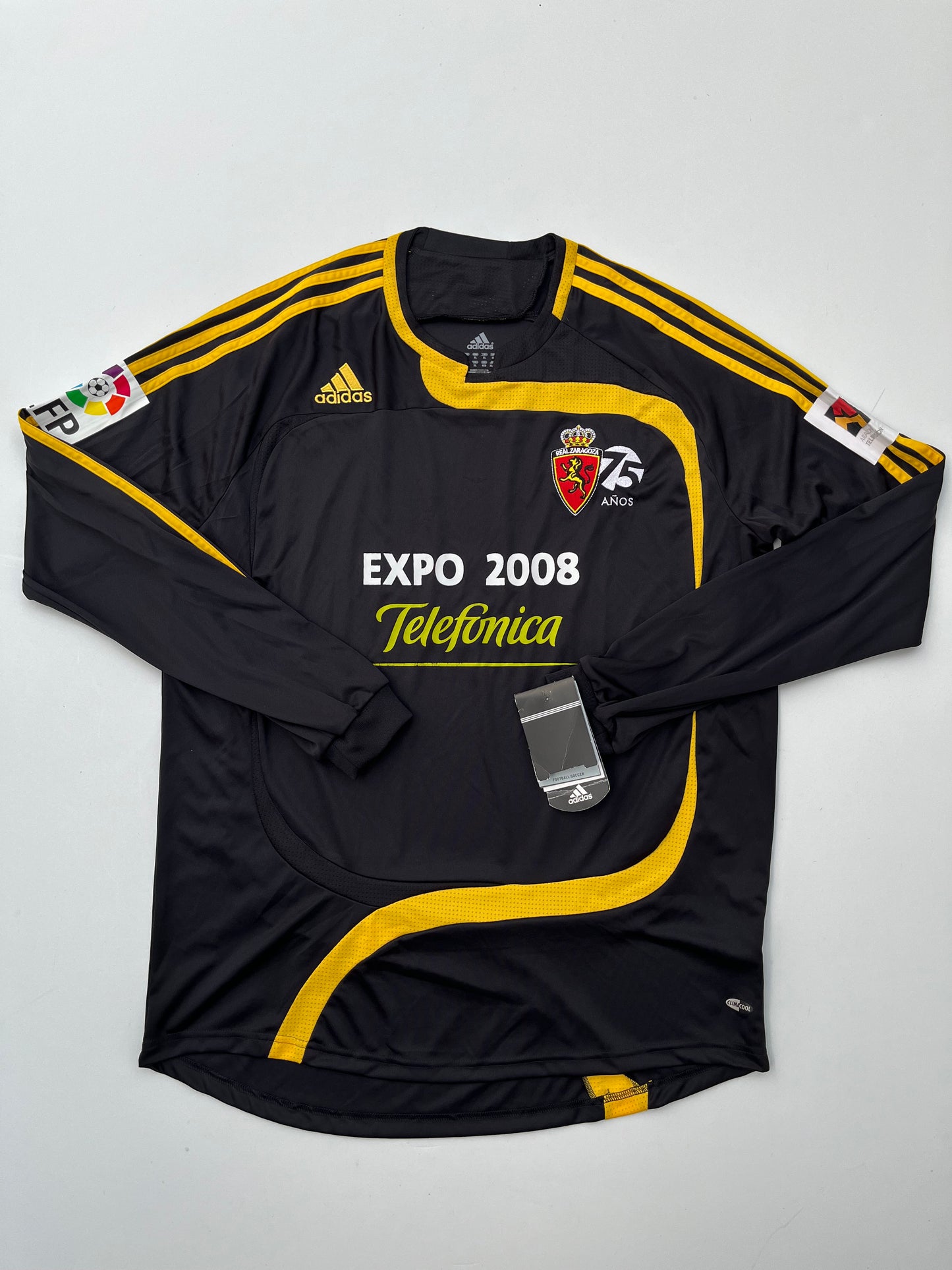 Jersey Real Zaragoza Visita 2007 2008 *C/ Etiquetas* Manga Larga (XL)