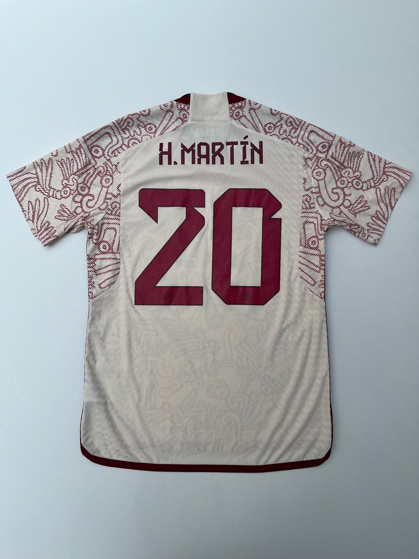 Jersey México Visita 2022 2023 Versión Jugador Henry Martín (L)