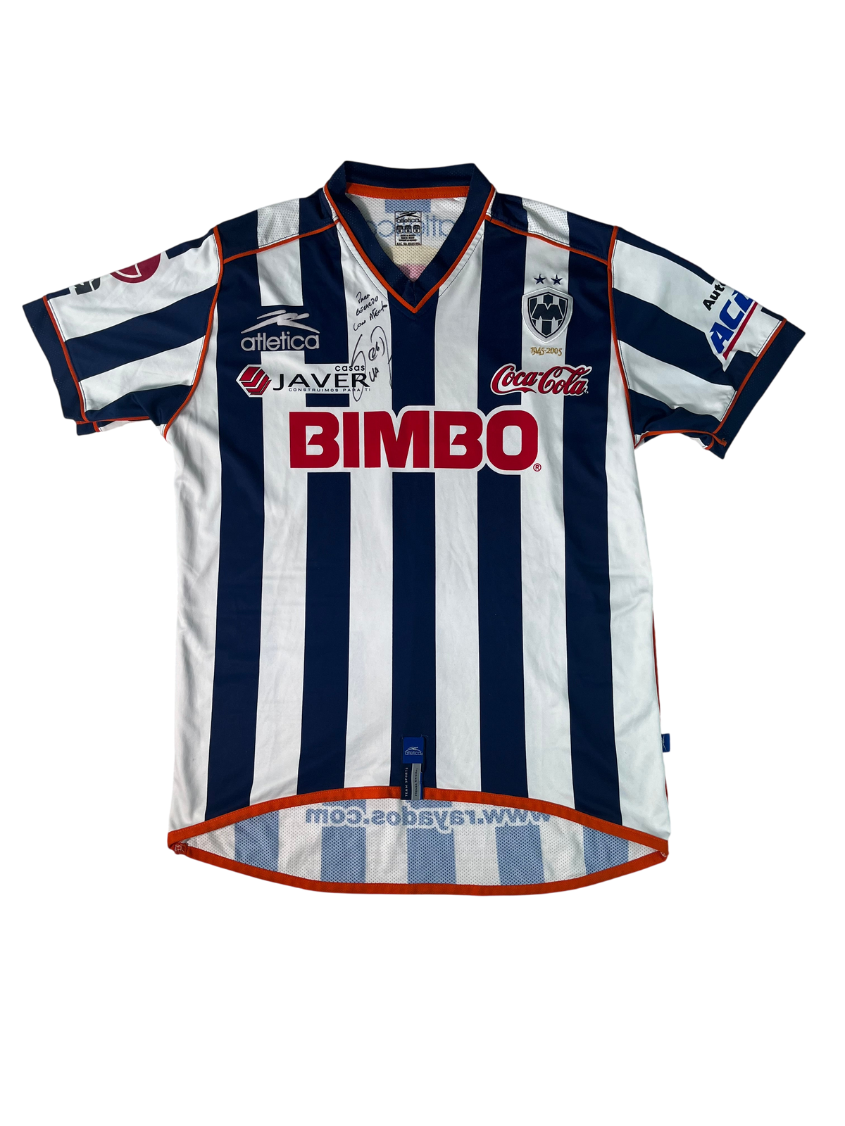 Jersey Rayados Monterrey Local 2005 2006 Autografiado Humberto Suazo (M)