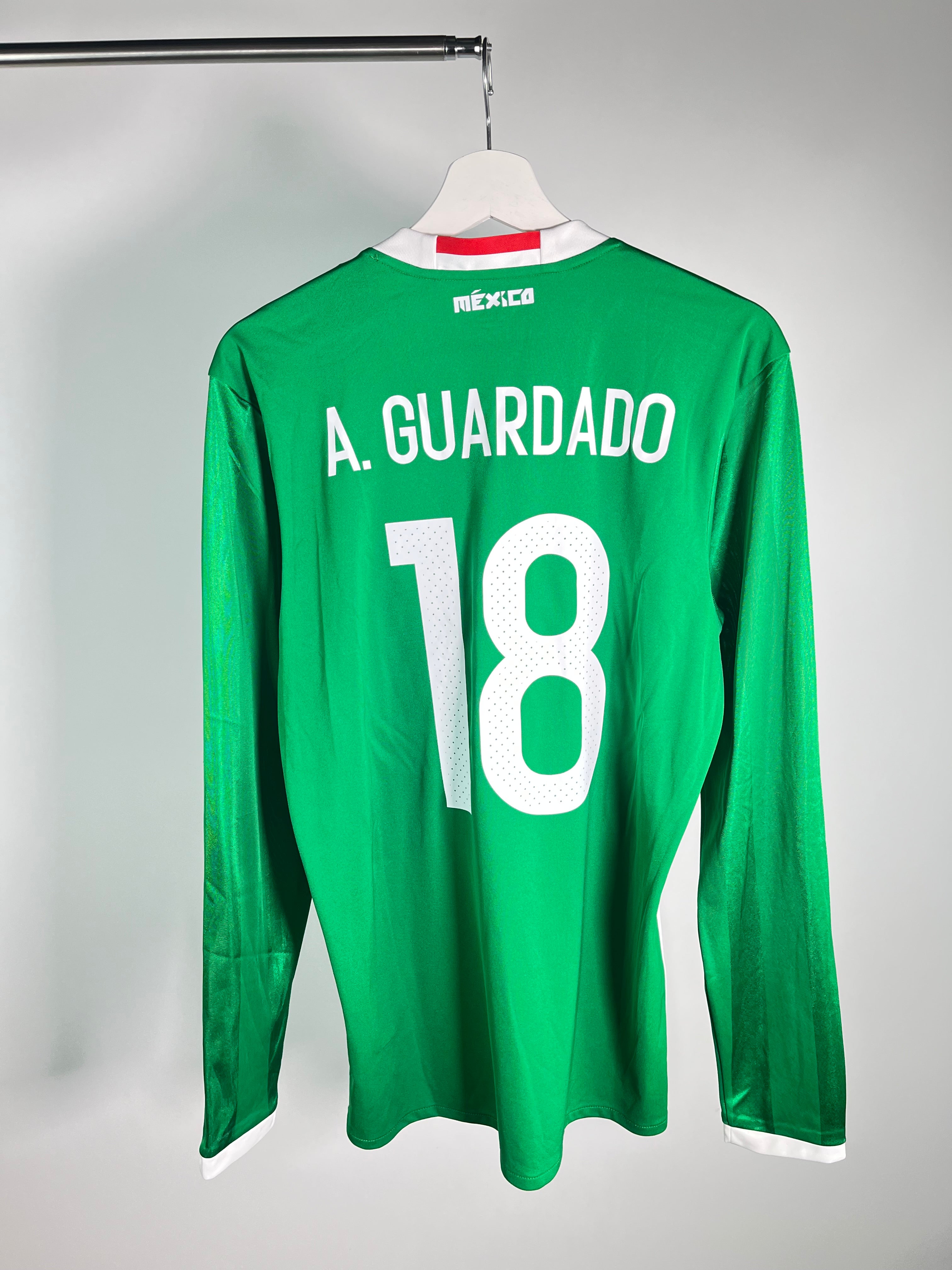 Jersey México Local 2016 2017 Manga Larga Andrés Guardado (M)