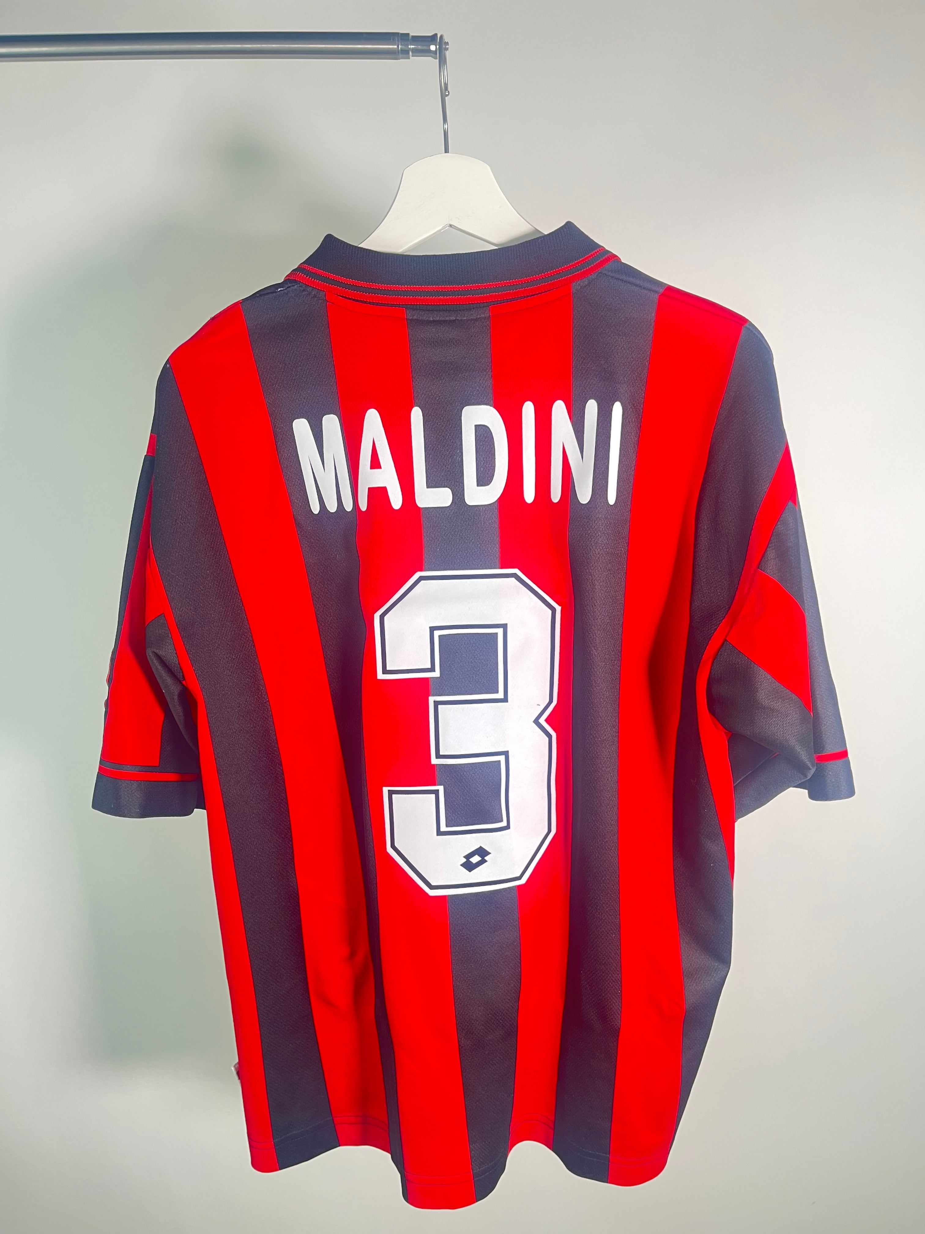 Jersey AC Milan Local 1996 1997 Paolo Maldini (L)