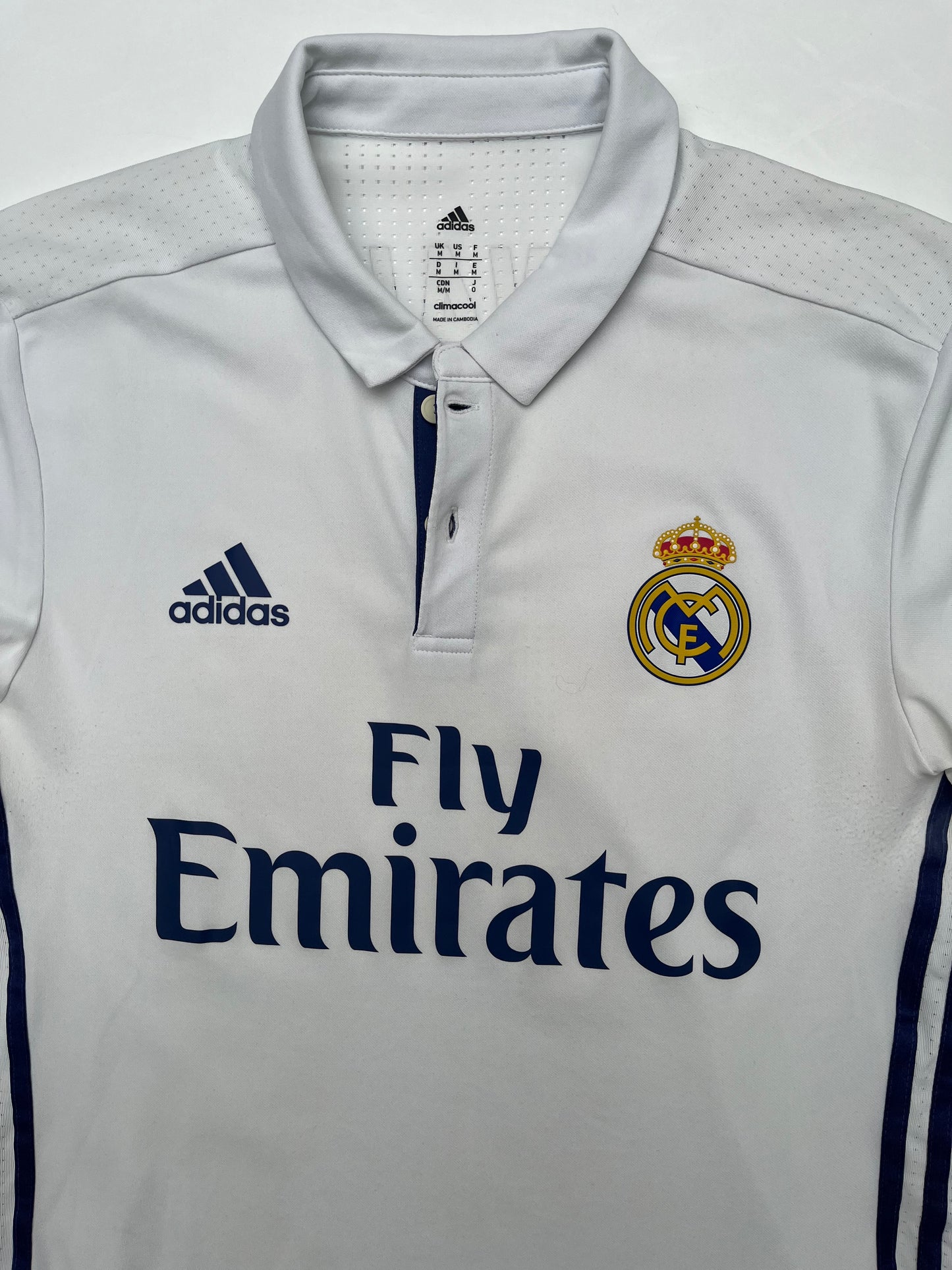 Jersey Real Madrid Local 2016 2017 Versión Jugador Cristiano Ronaldo (M)