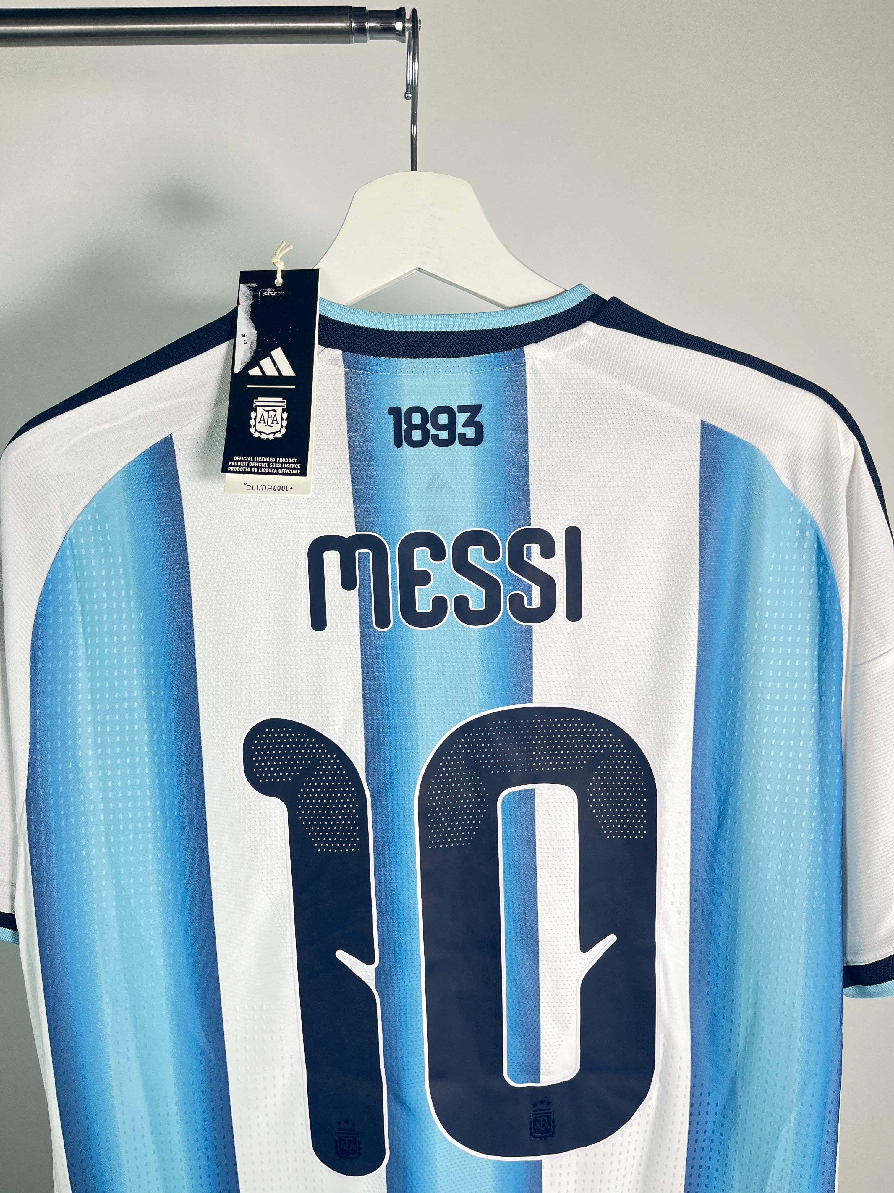 Jersey Argentina Local 2026 2027 Versión Jugador Lionel Messi *C/Etiquetas* (L)