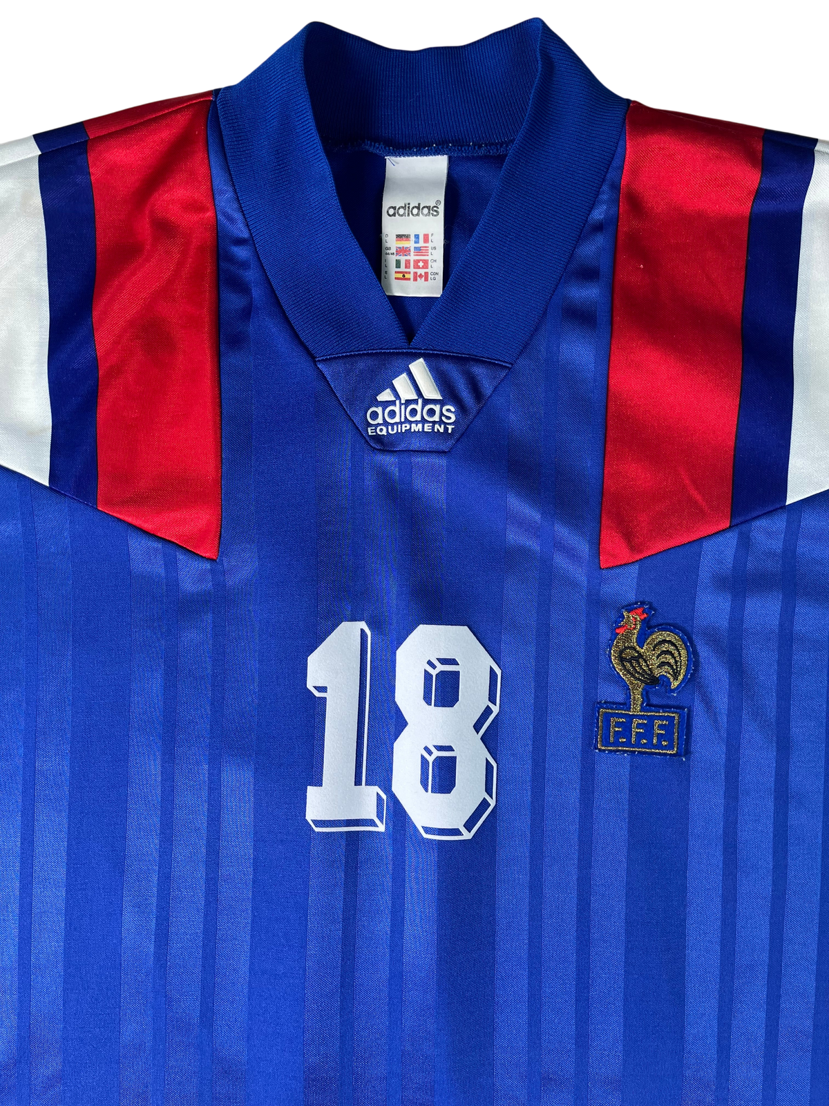 Jersey Francia Local 1992 1994 Éric Cantona (L)