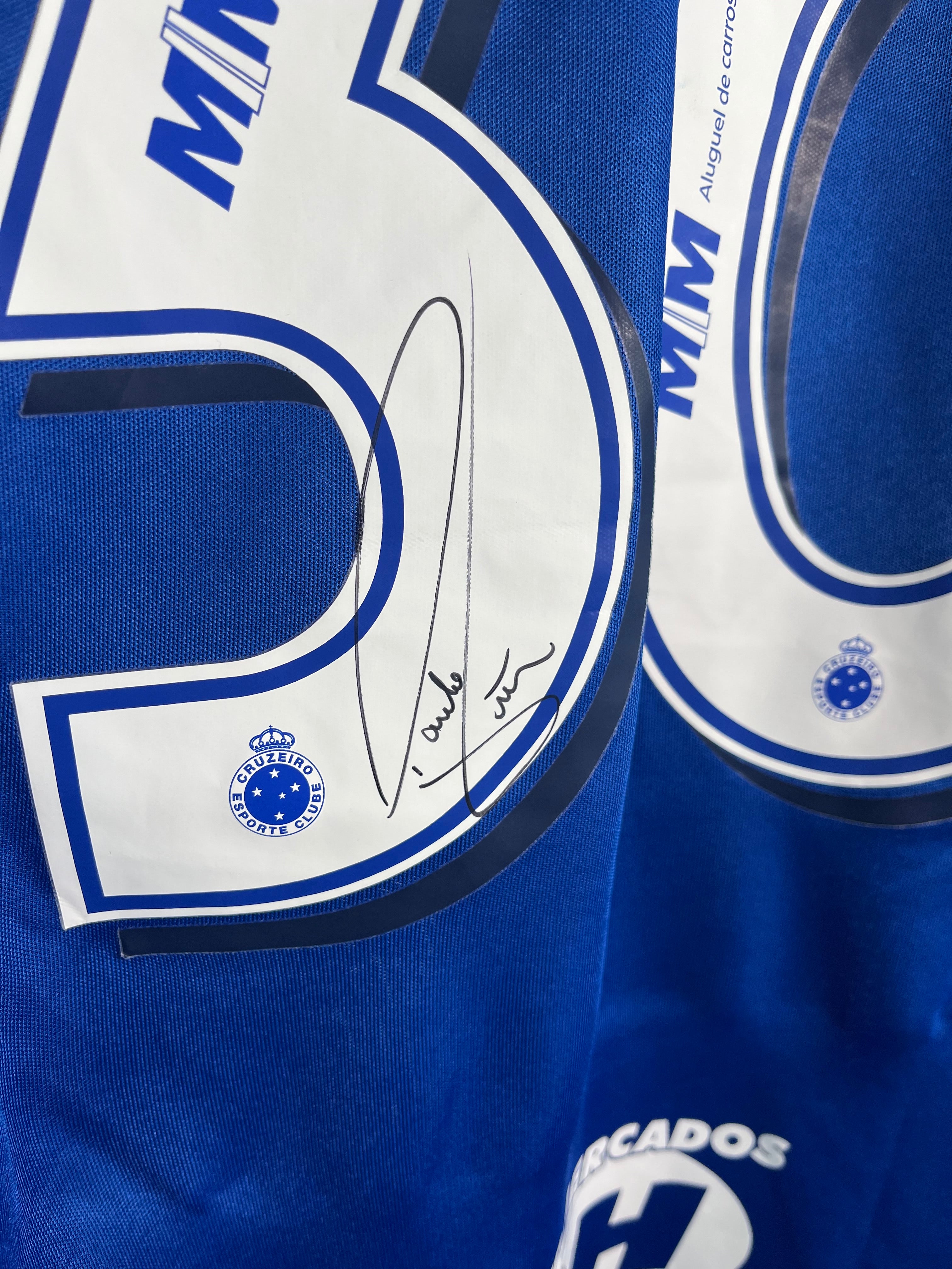 Jersey Cruzeiro Local 2023 2024 Match Worn Autografiado Paulo Victor *Incluye Certificado* (S)