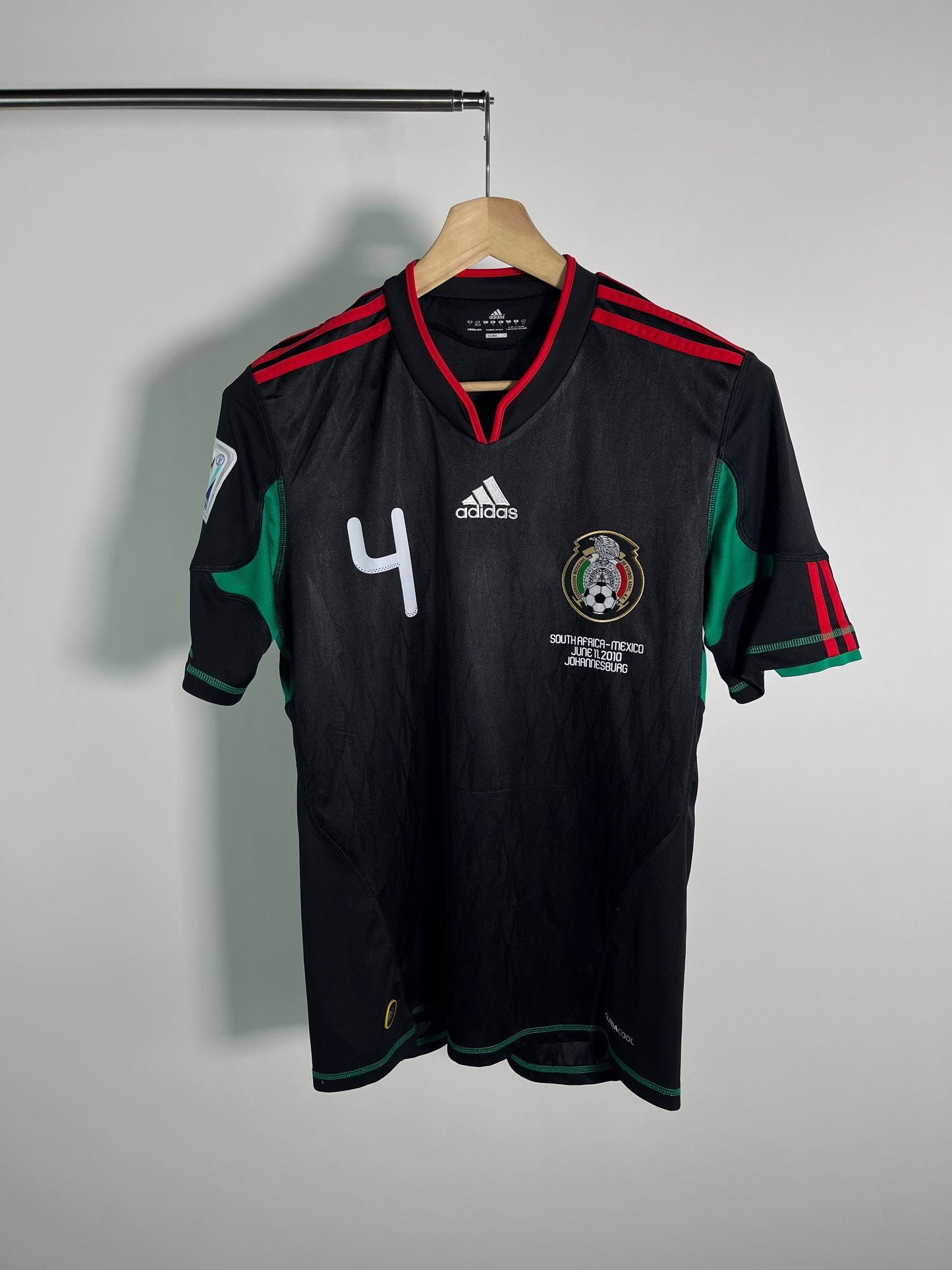 Jersey México Visita 2010 2011 *March Detail vs Sudáfrica* Rafael Márquez (S)