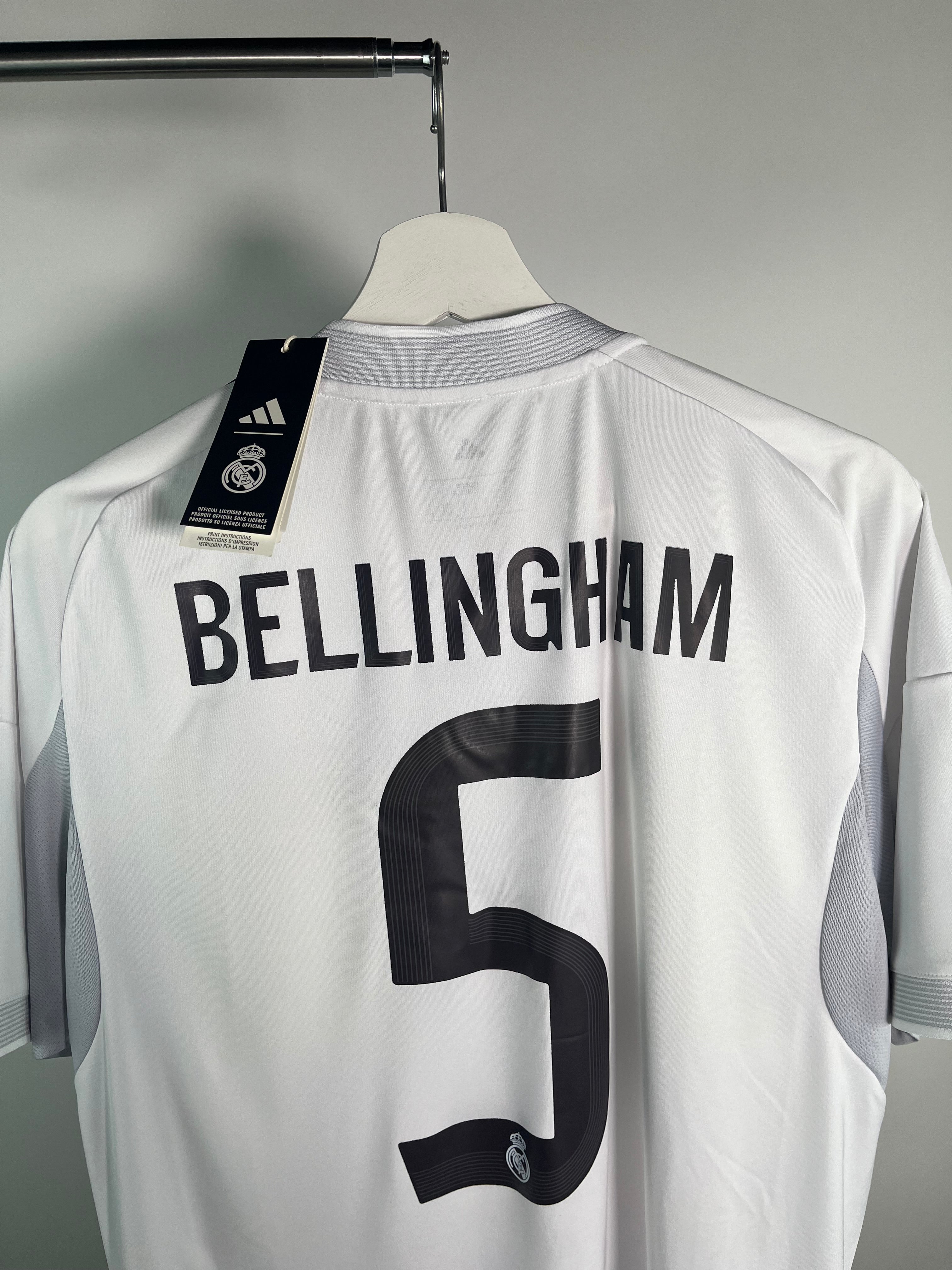 Jersey Real Madrid Local 2025 2026 *C/Etiquetas* Jude Bellingham (L)