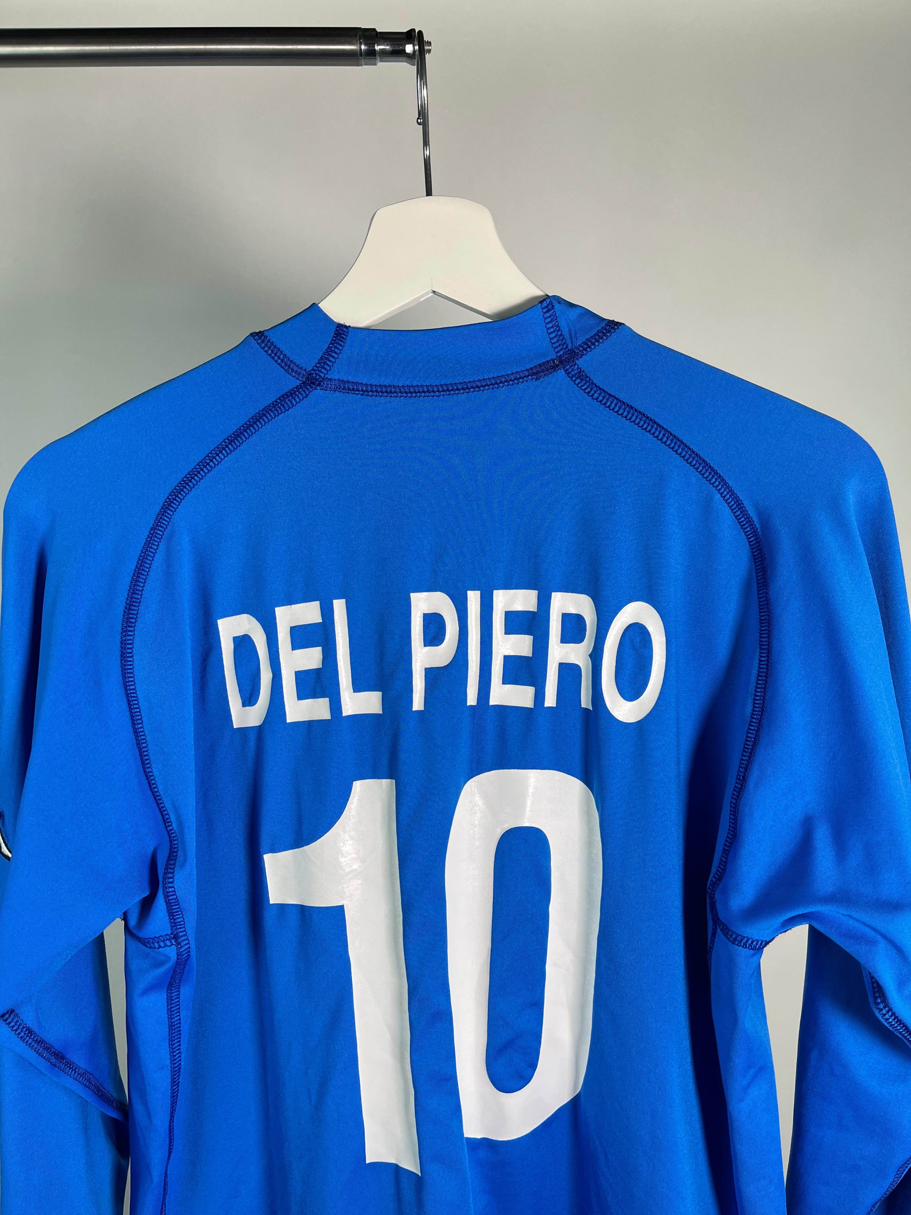 Jersey Italia Local 2000 2002 Manga Larga Alessandro Del Piero (XL)