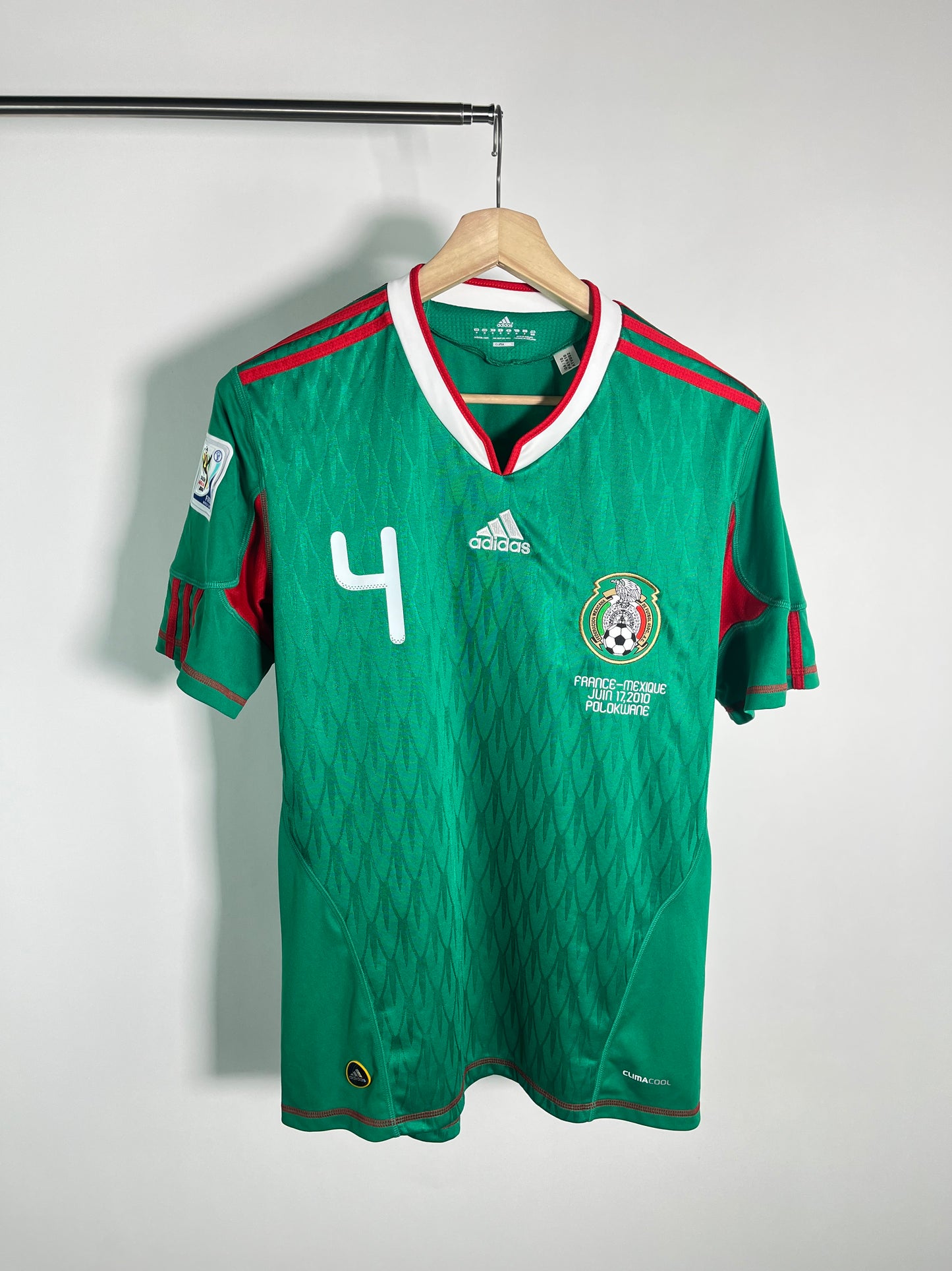 Jersey Mexico Local 2010 2011 *Match Detail vs Francia* Rafael Márquez (M)