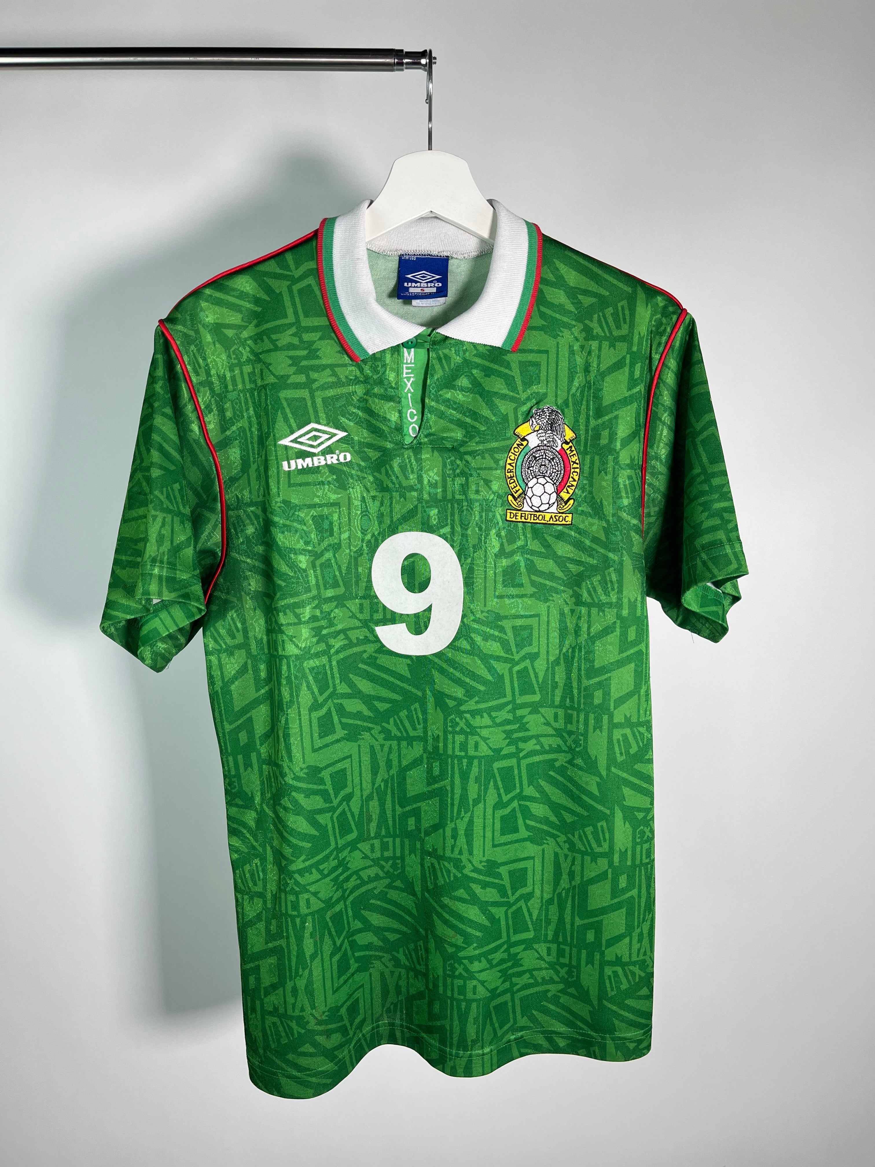 Jersey México Local 1994 1995 Versión Jugador Hugo Sanchez (S)
