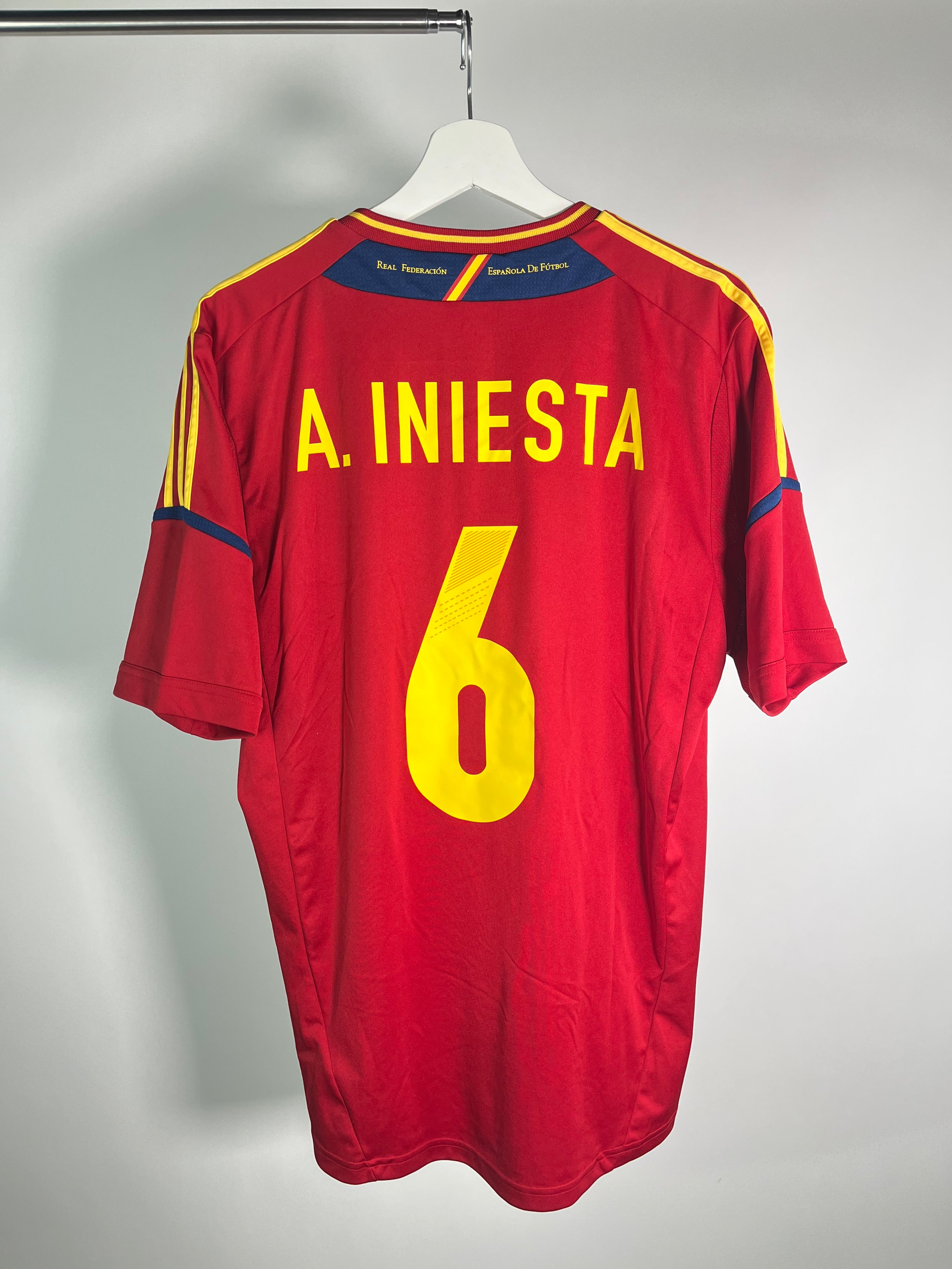 Jersey España Local 2012 2013 Andrés Iniesta (L)