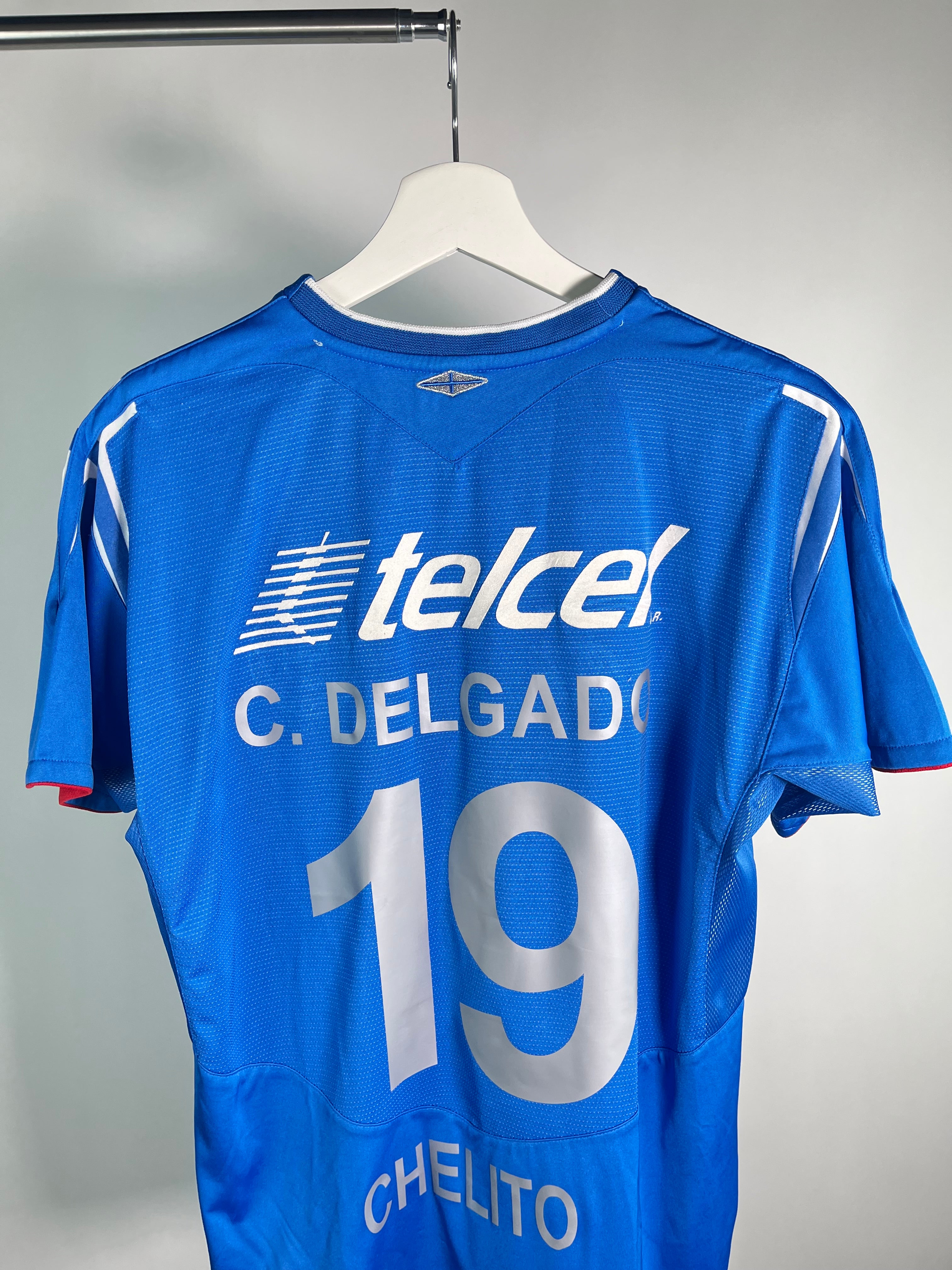 Jersey Cruz Azul Local 2004 2005 Cesar Delgado (XL niño)