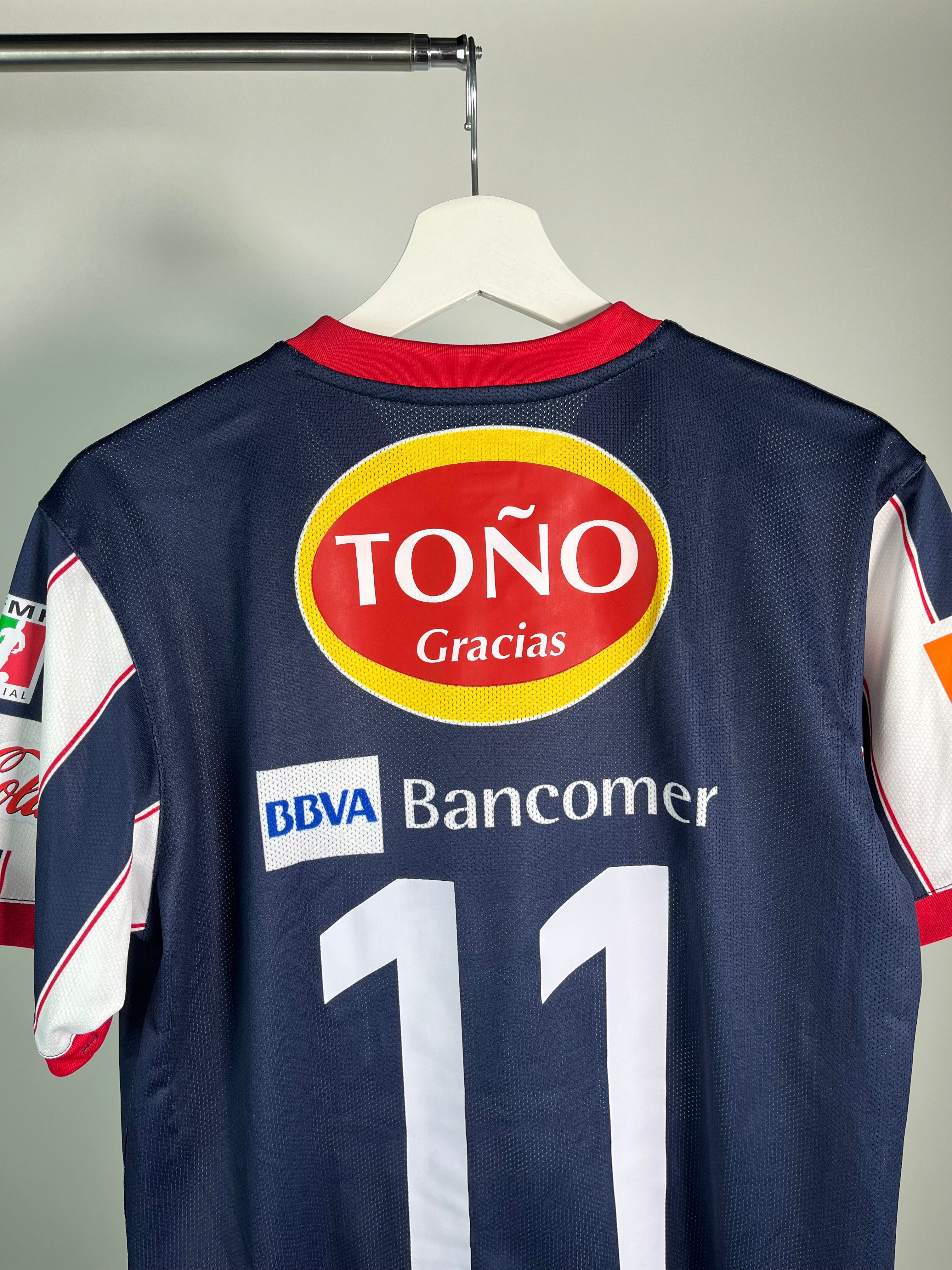 Jersey Rayados Monterrey Local 2009 2010 Utilería Autografiado Aldo De Nigris (M)