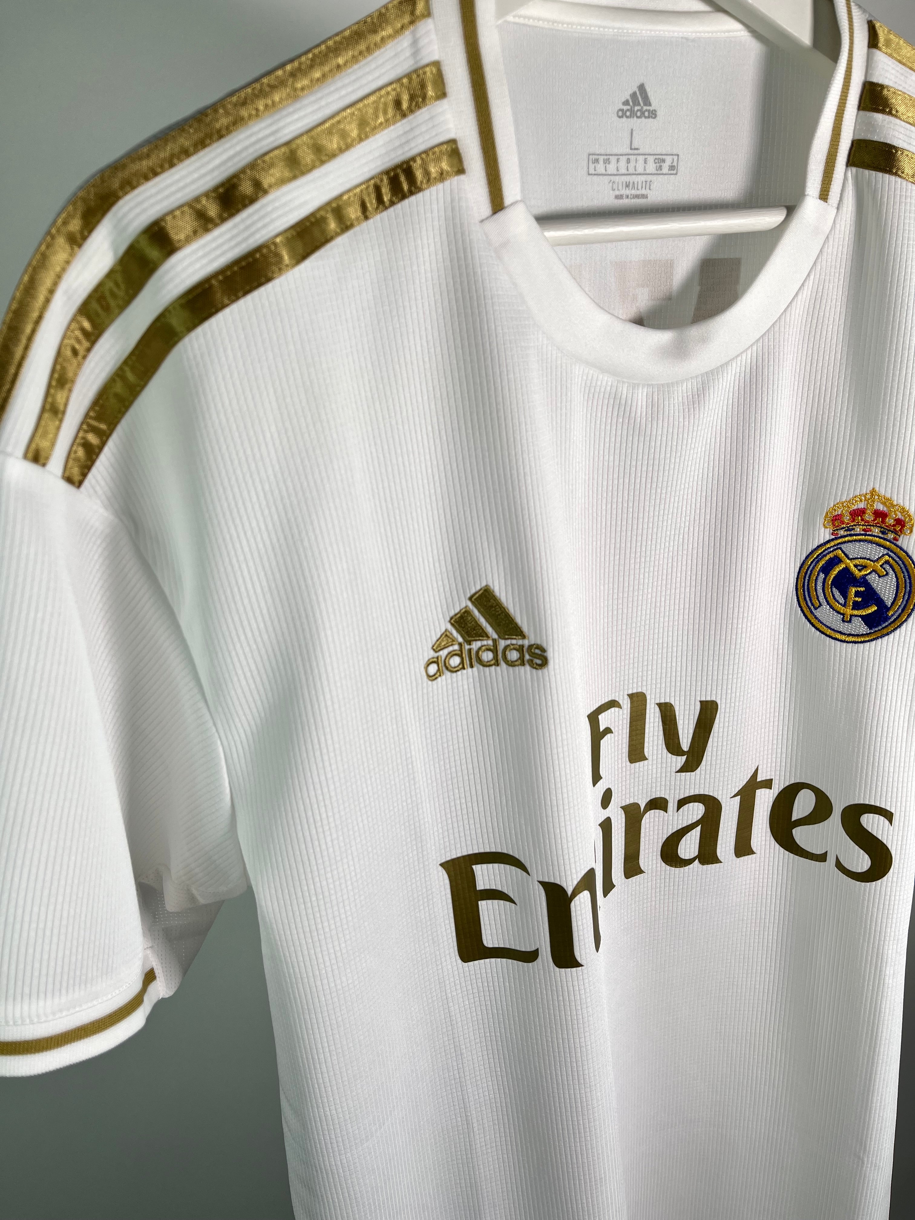 Jersey Real Madrid Local 2019 2020 Eden Hazard (L)