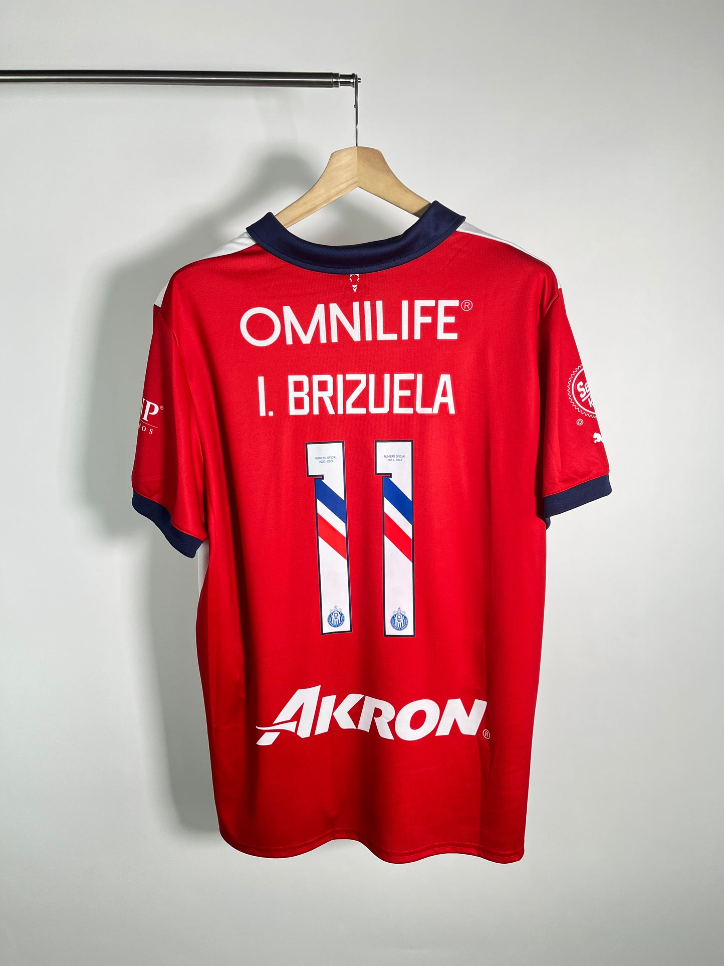 Jersey Chivas Local 2023 2024 Isaác Brizuela (XXL)