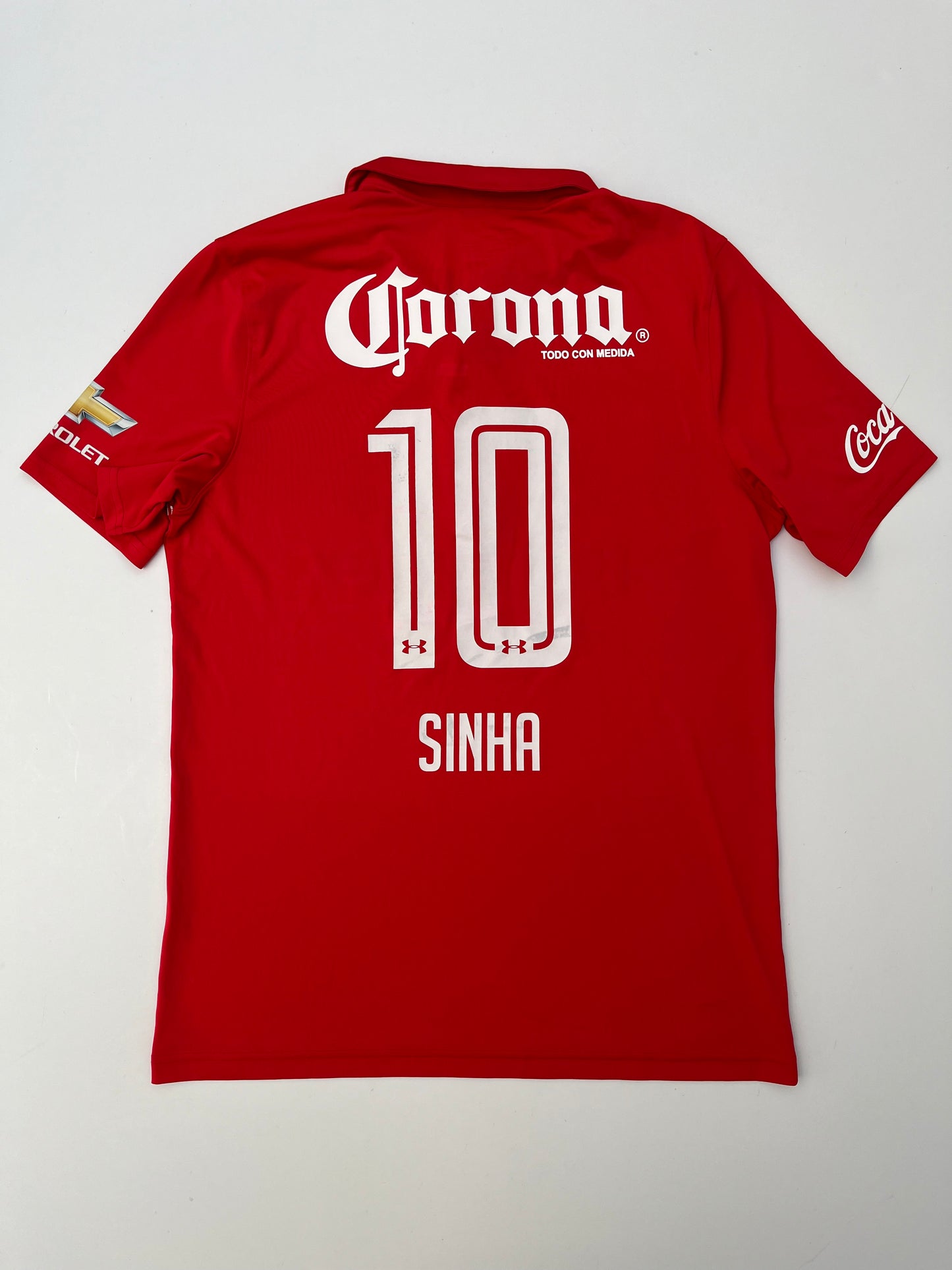 Jersey Toluca Local 2017 2018 Utilería Centenario Antonio Naelson "Sinha" (L)