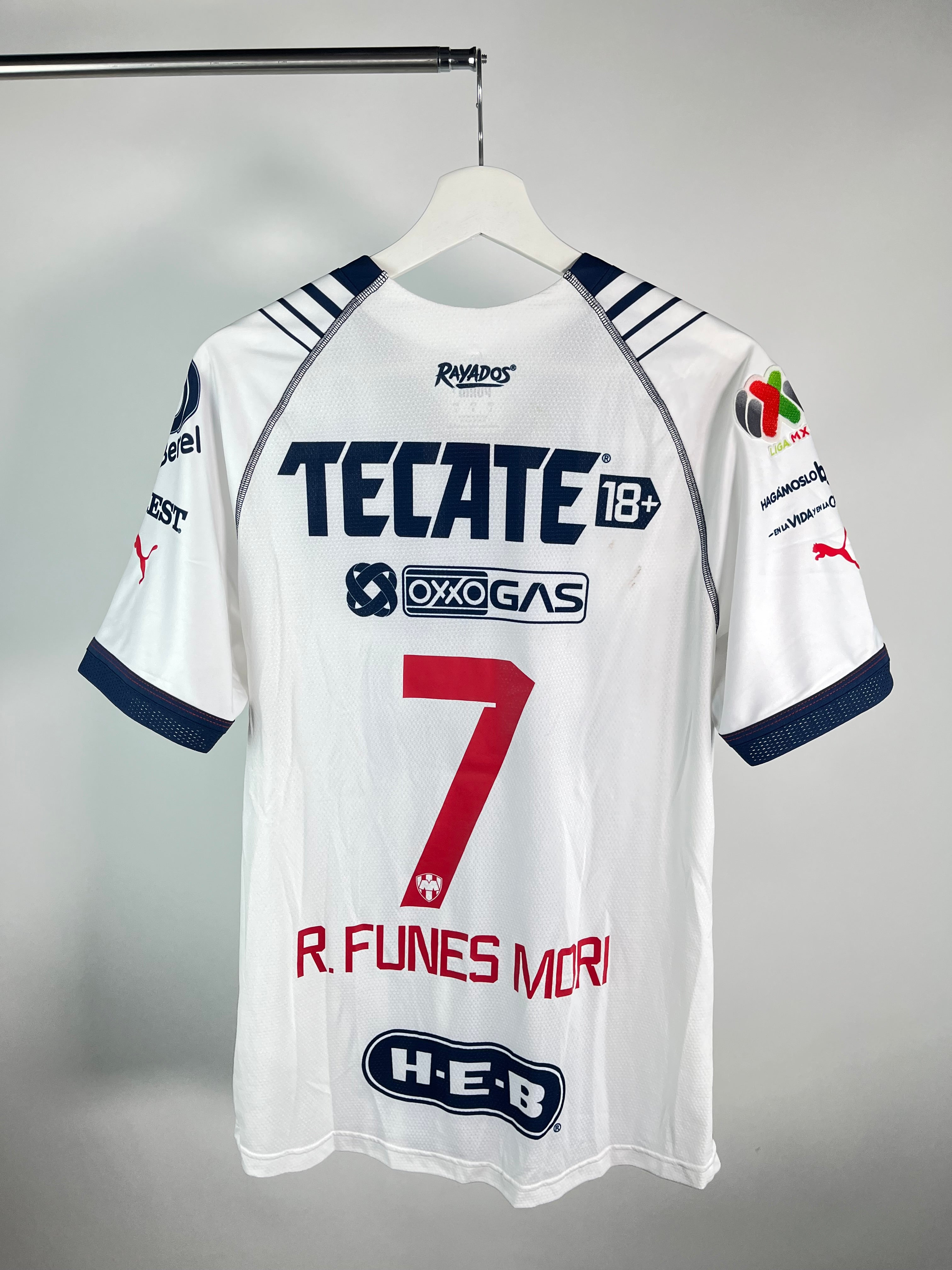 Jersey Rayados Monterrey Local 2022 2023 Match Worn Rogelio Funes Mori (L)