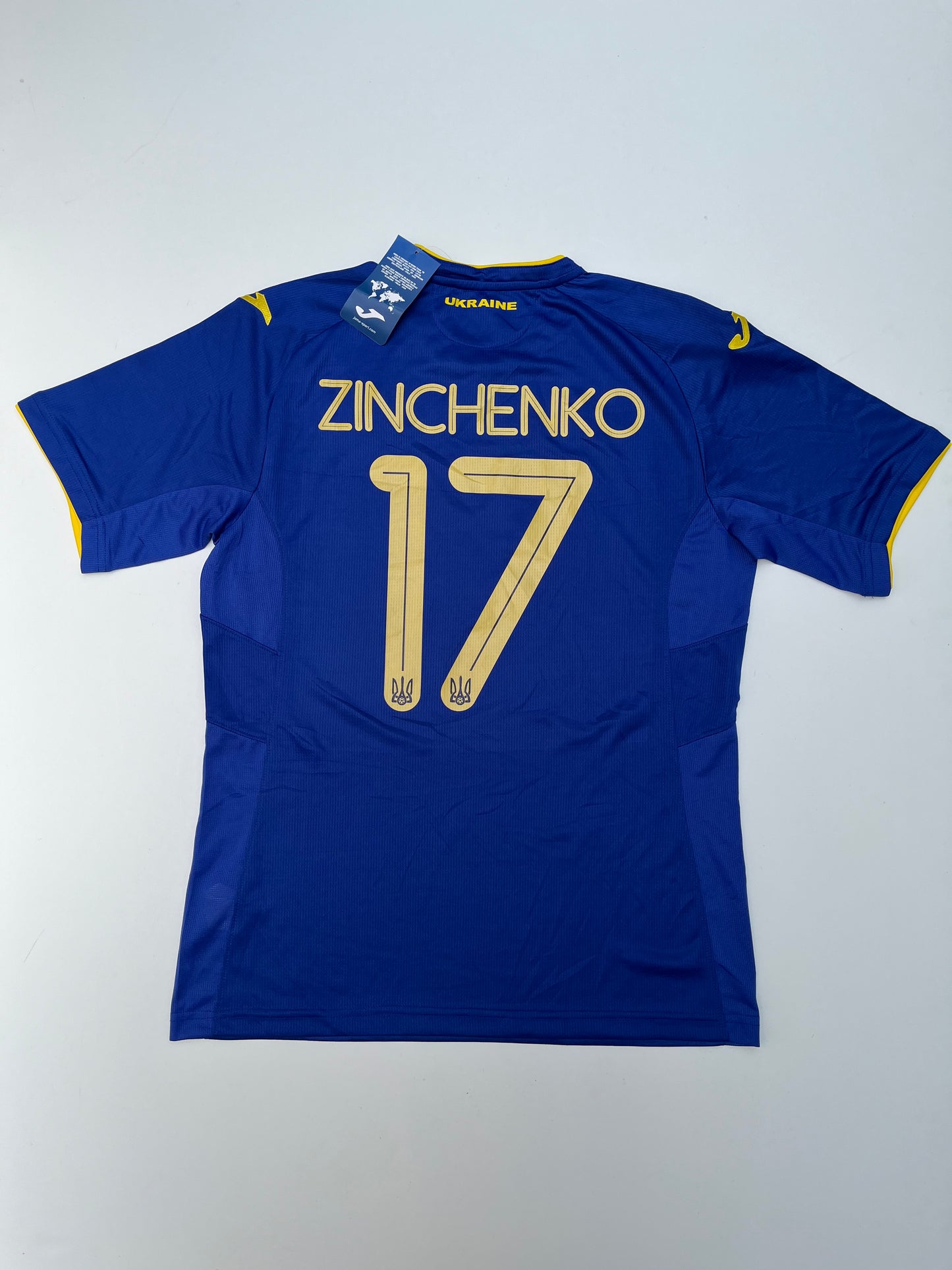 Jersey Ucrania Visita 2020 2021 Oleksandr Zinchenko (L)