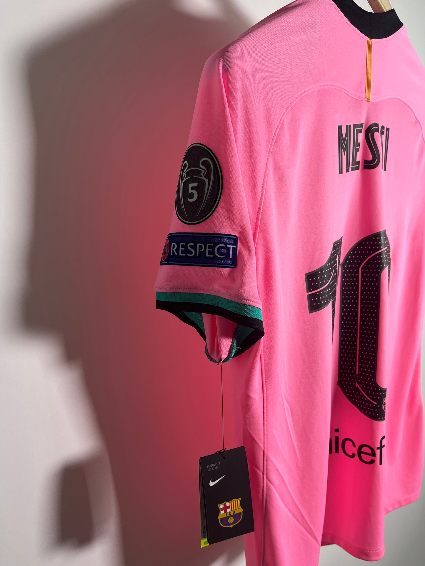 Jersey Barcelona Tercera 2020 2021 *C/Etiquetas* Champions League Lionel Messi (L)