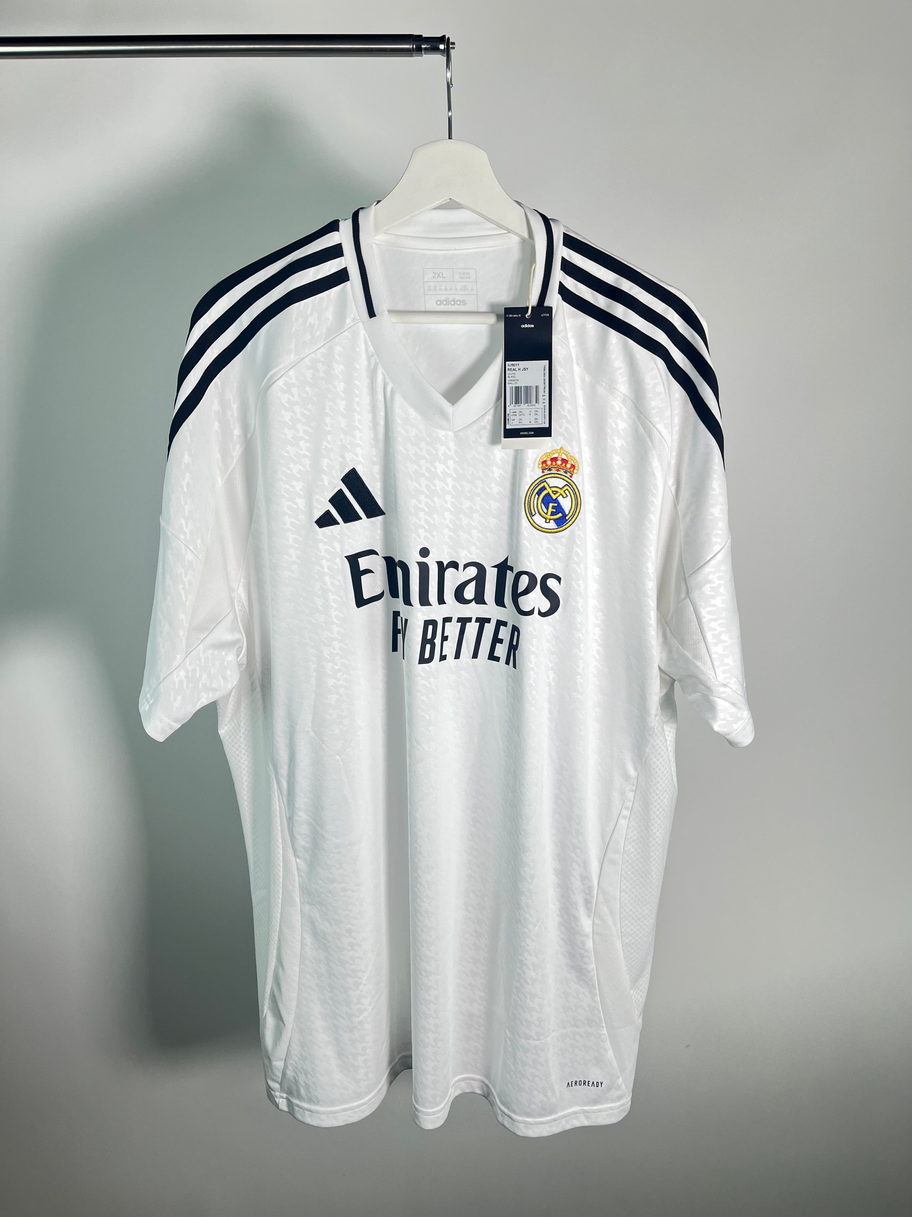 Jersey Real Madrid Local 2024 2025 *C/Etiquetas* (XXL)