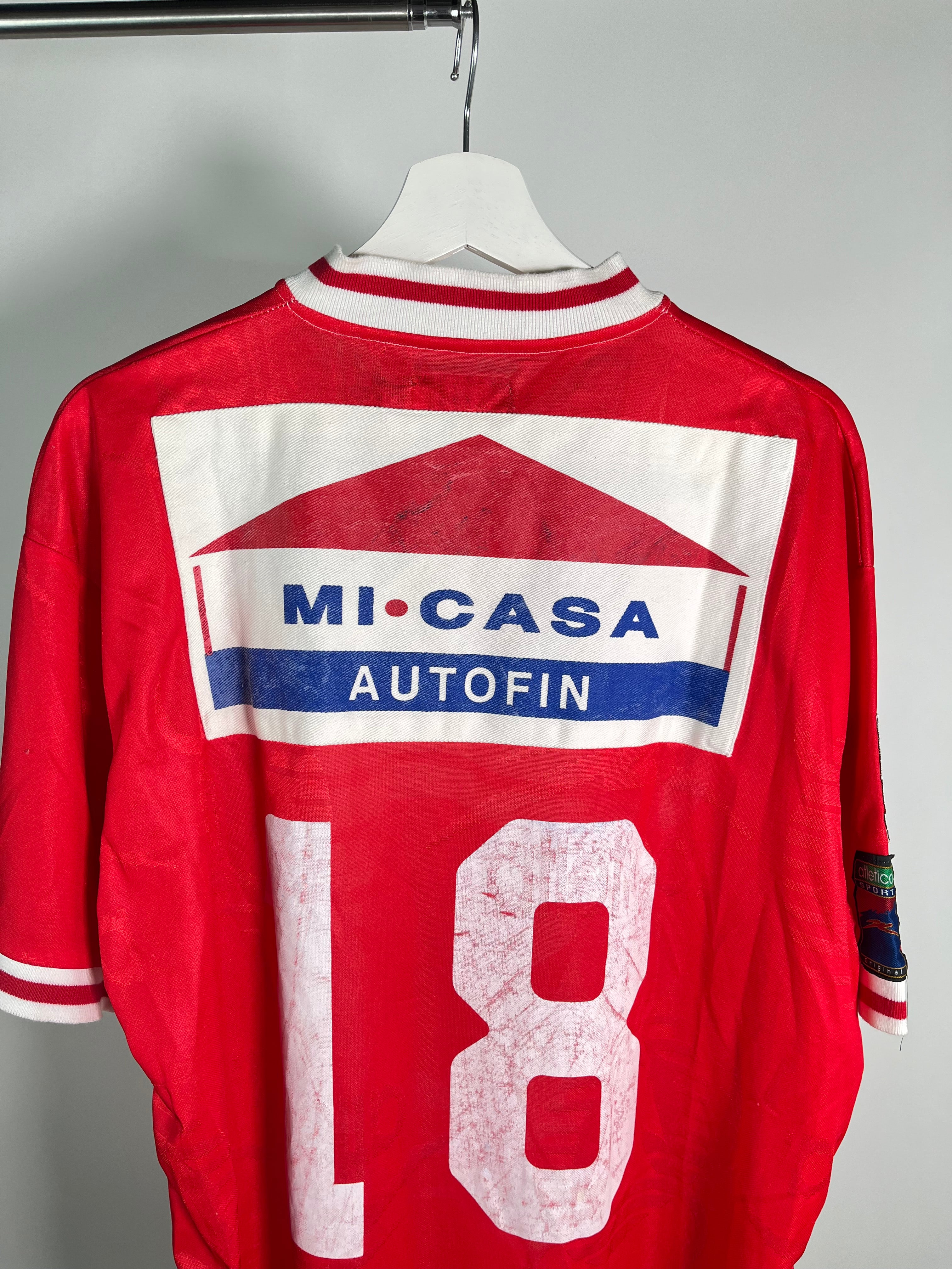 Jersey Toros Neza Local 1996 1997 Match Worn Autografiado Carlos Reinoso Jr (L)