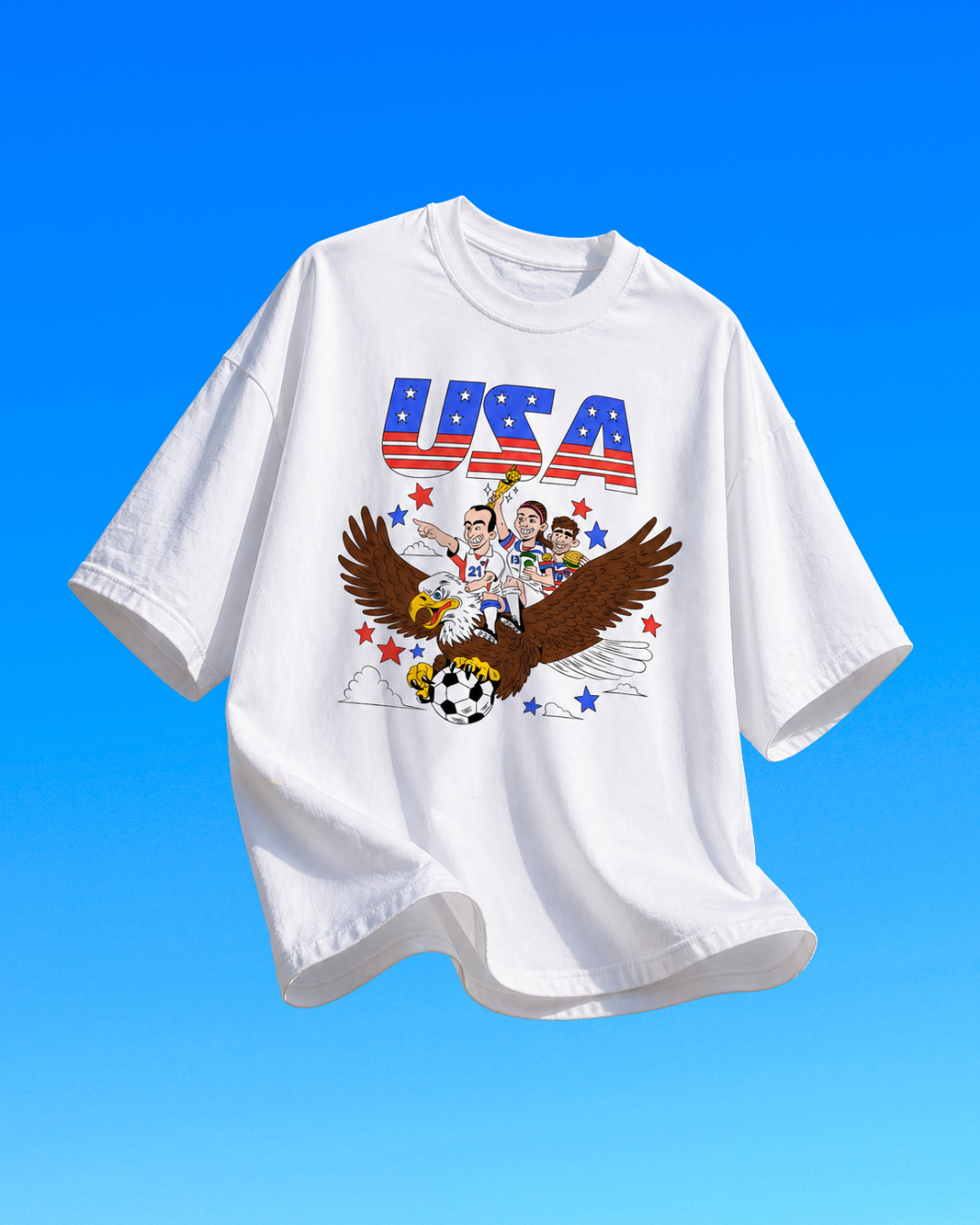 Playera Merch Estados Unidos x El Jugador Número 12 (Múltiples Tallas)