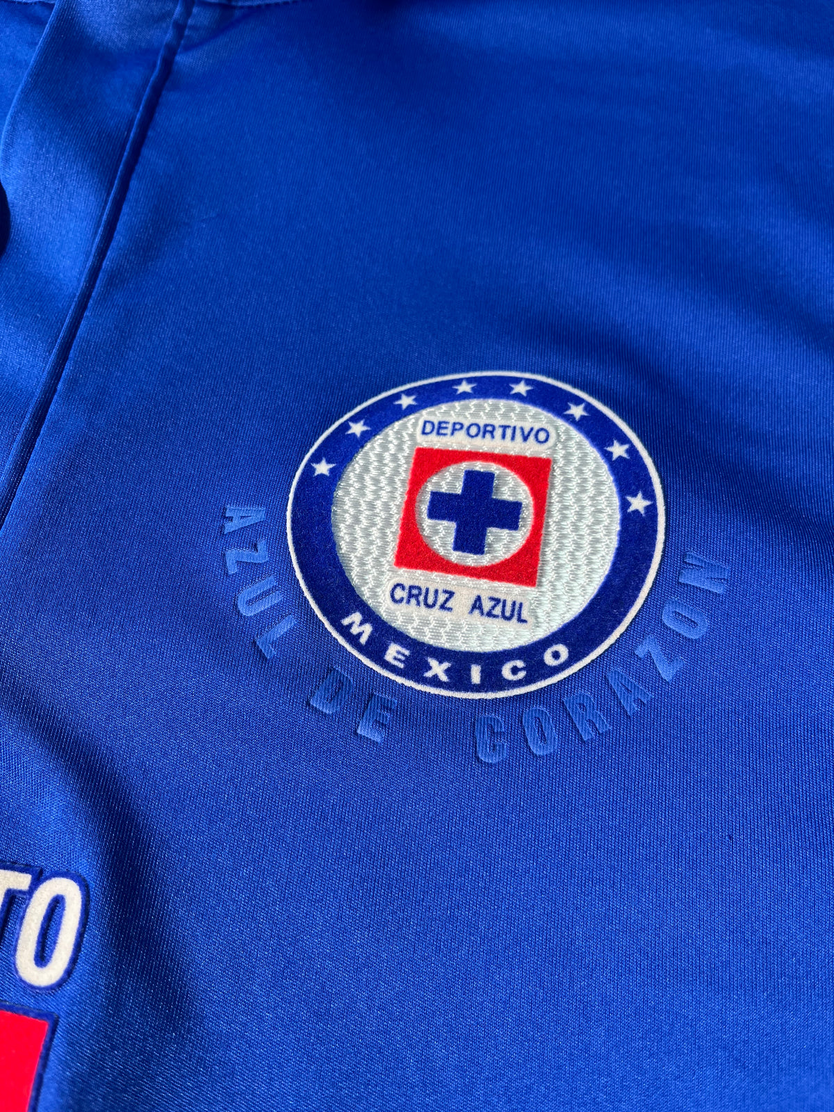 Jersey Cruz Azul Local 2012 2013 *Azul de Corazón* Autografiada Christian "Chaco" Giménez (XL)