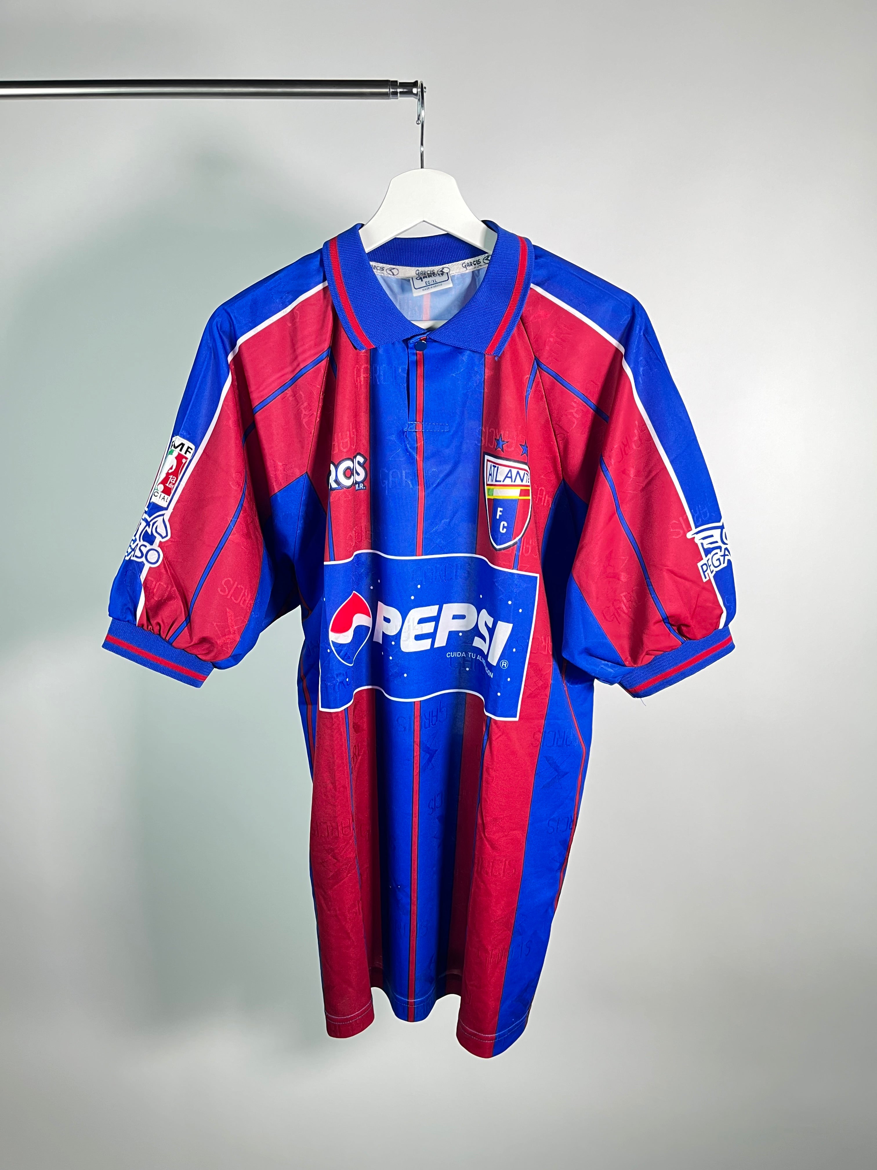 Jersey Atlante Local 1998 1999 Match Worn Luis Roberto Alves Zague (XL)