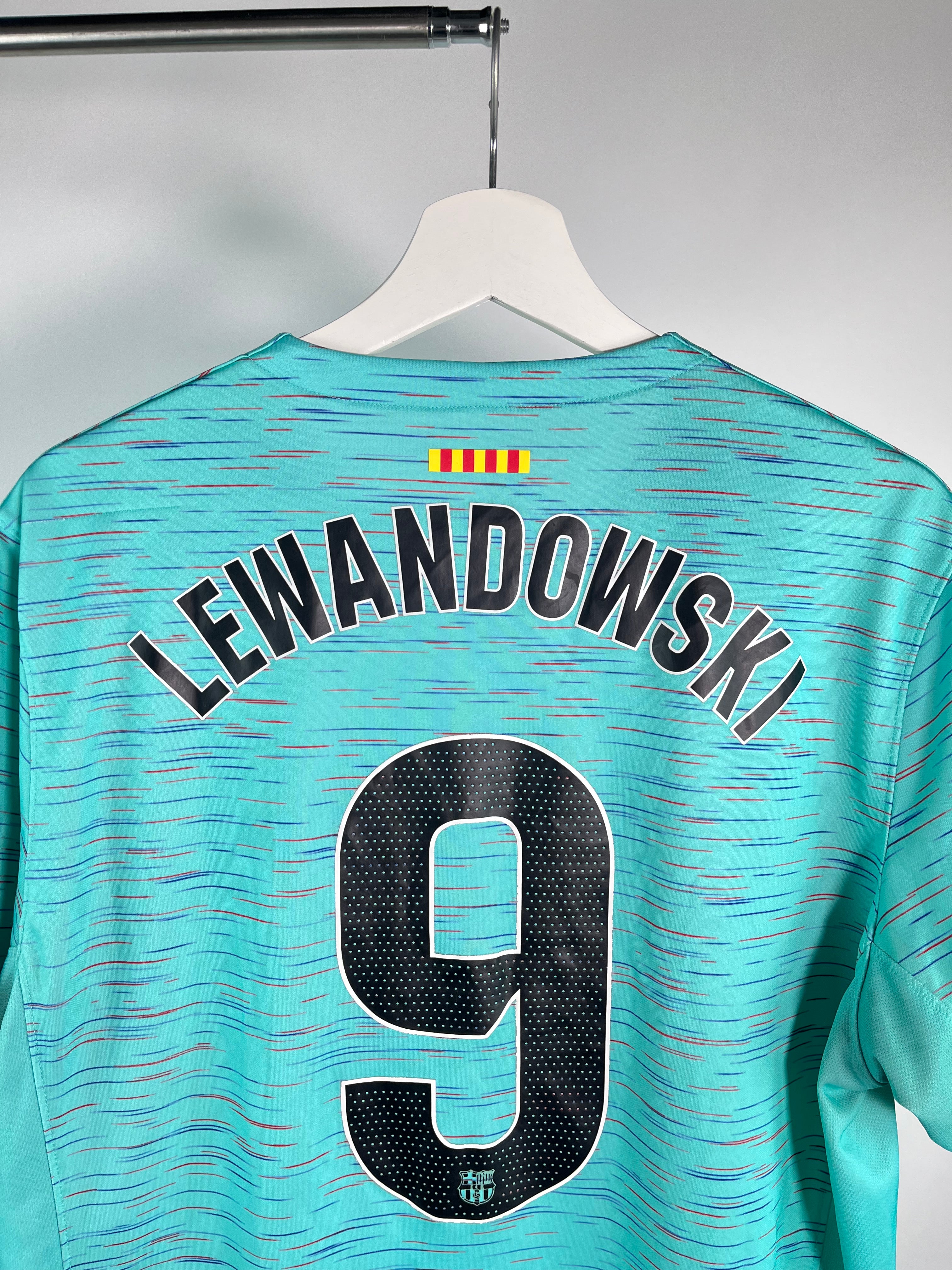 Jersey Barcelona Tercera 2023 2024 Robert Lewandowski (L)