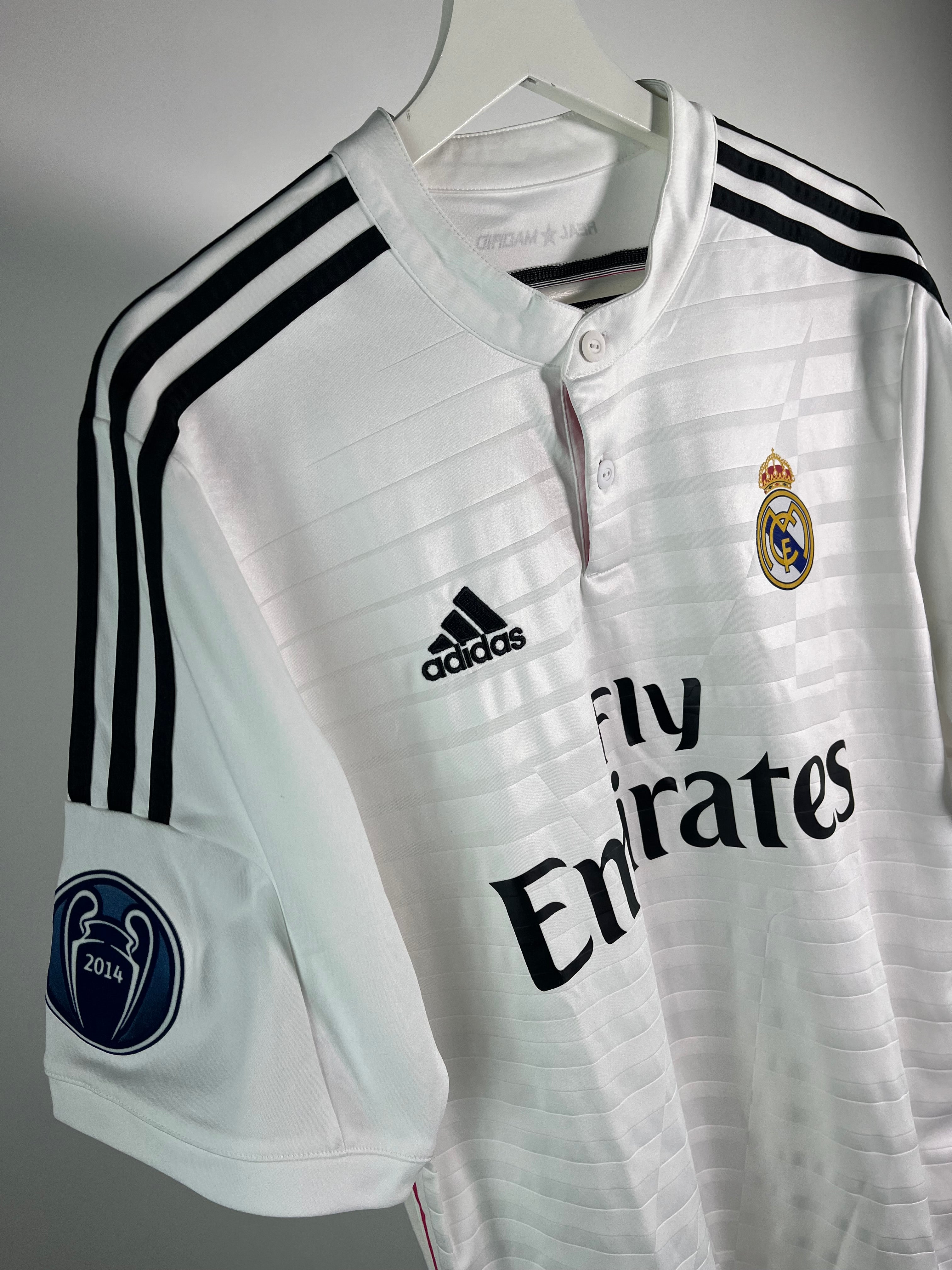 Jersey Real Madrid Local 2014 2015 Champions League Gareth Bale (L)