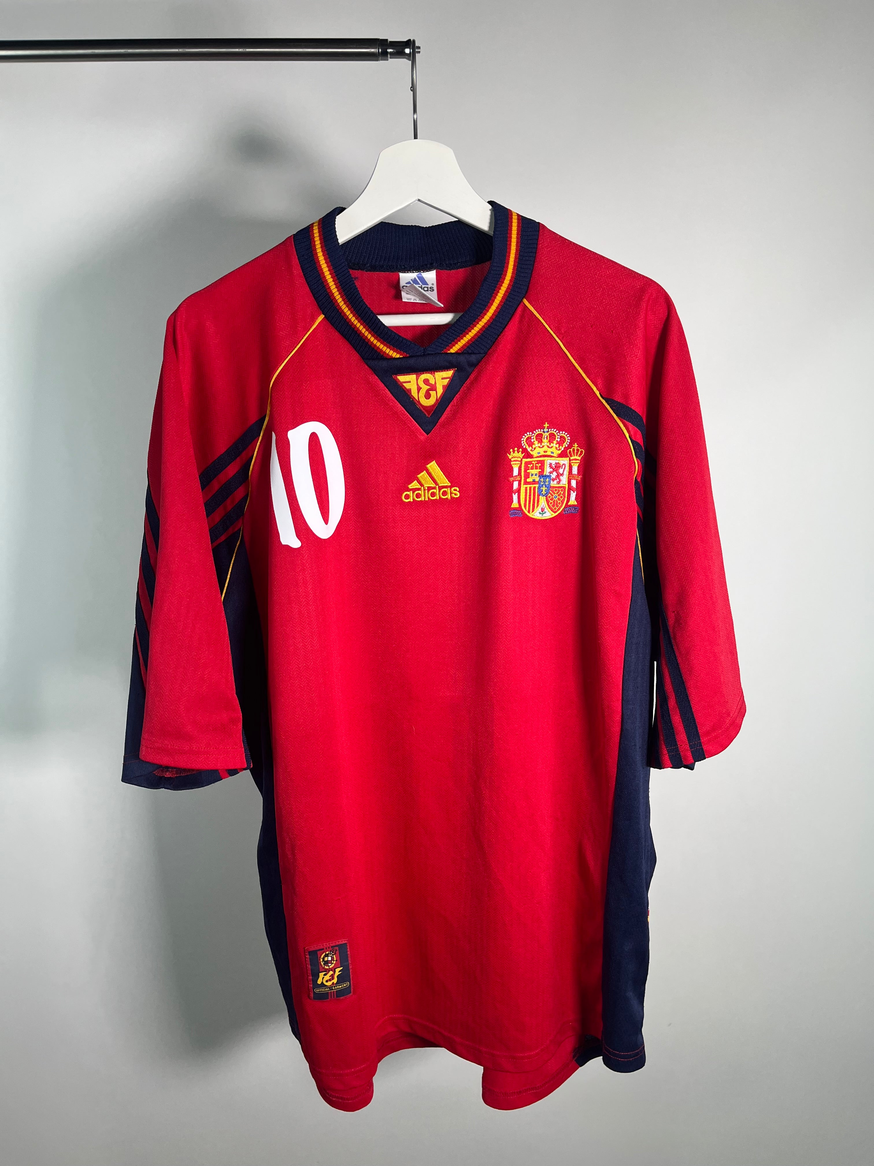 Jersey España Local 1998 2000 Raúl González (XL)