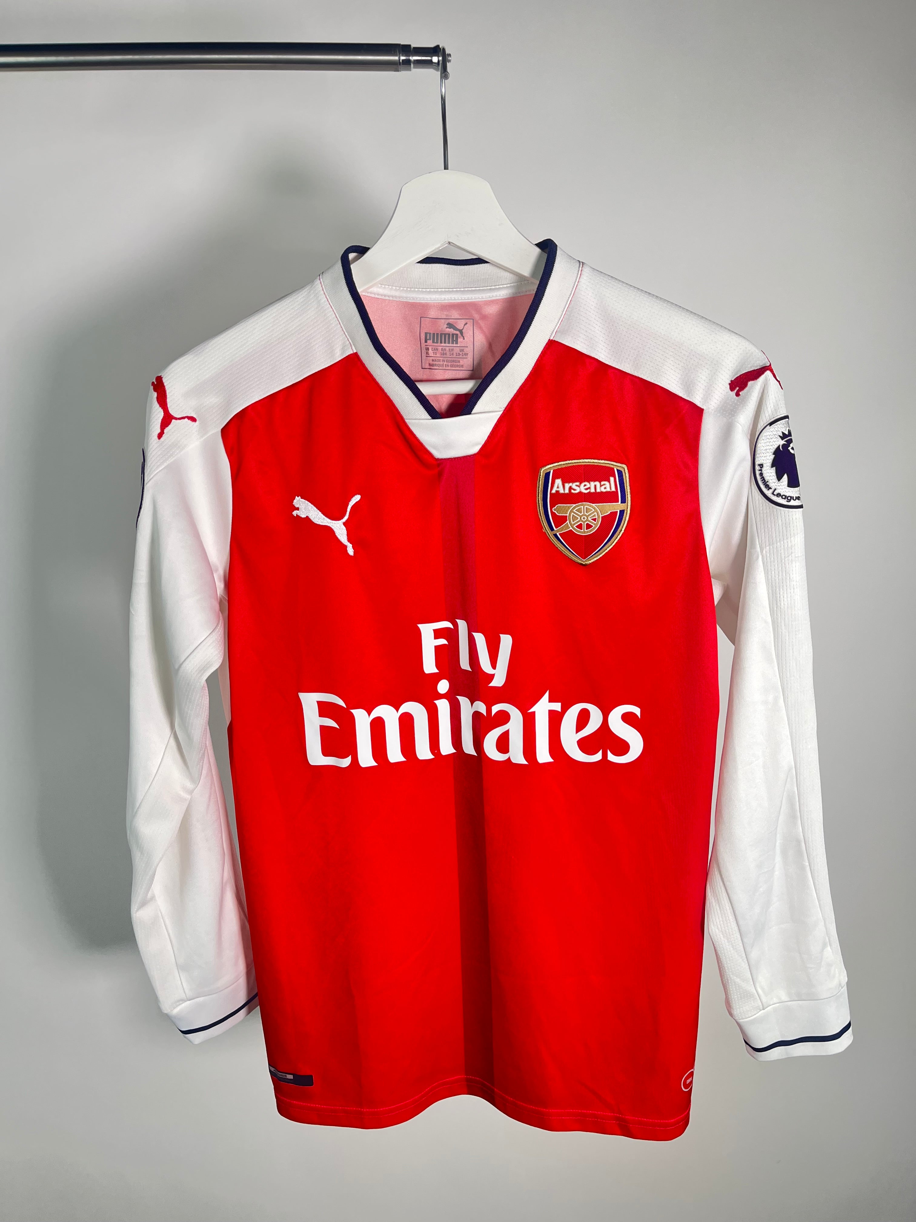 Jersey Arsenal Local 2016 2017 Manga Larga Alexis Sánchez (XL Niño)