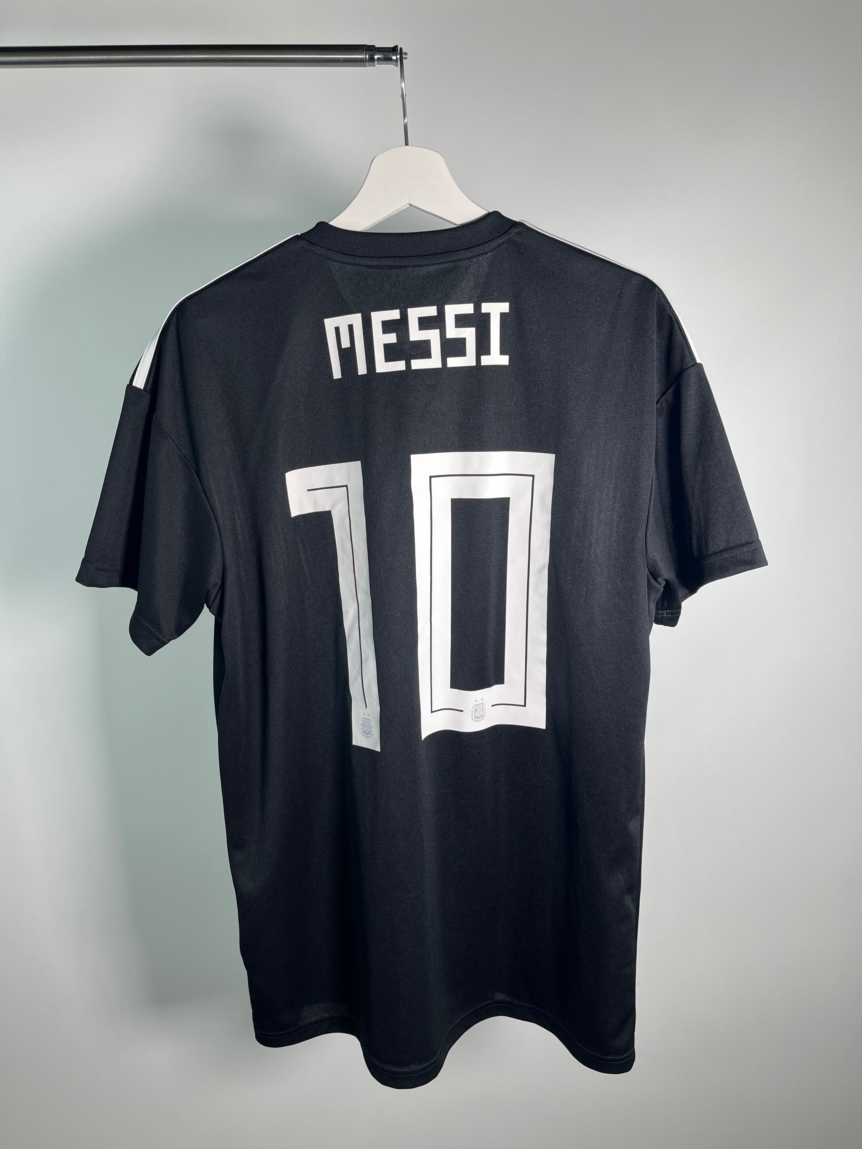 Jersey Argentina Visita 2018 2019 Lionel Messi (L)